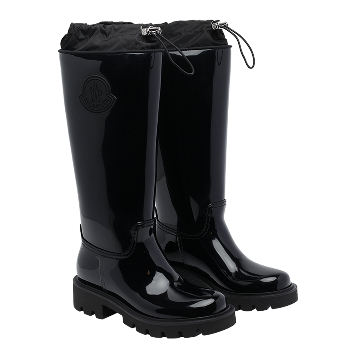 Moncler Boots Black Pvc/rubber Sole – Women