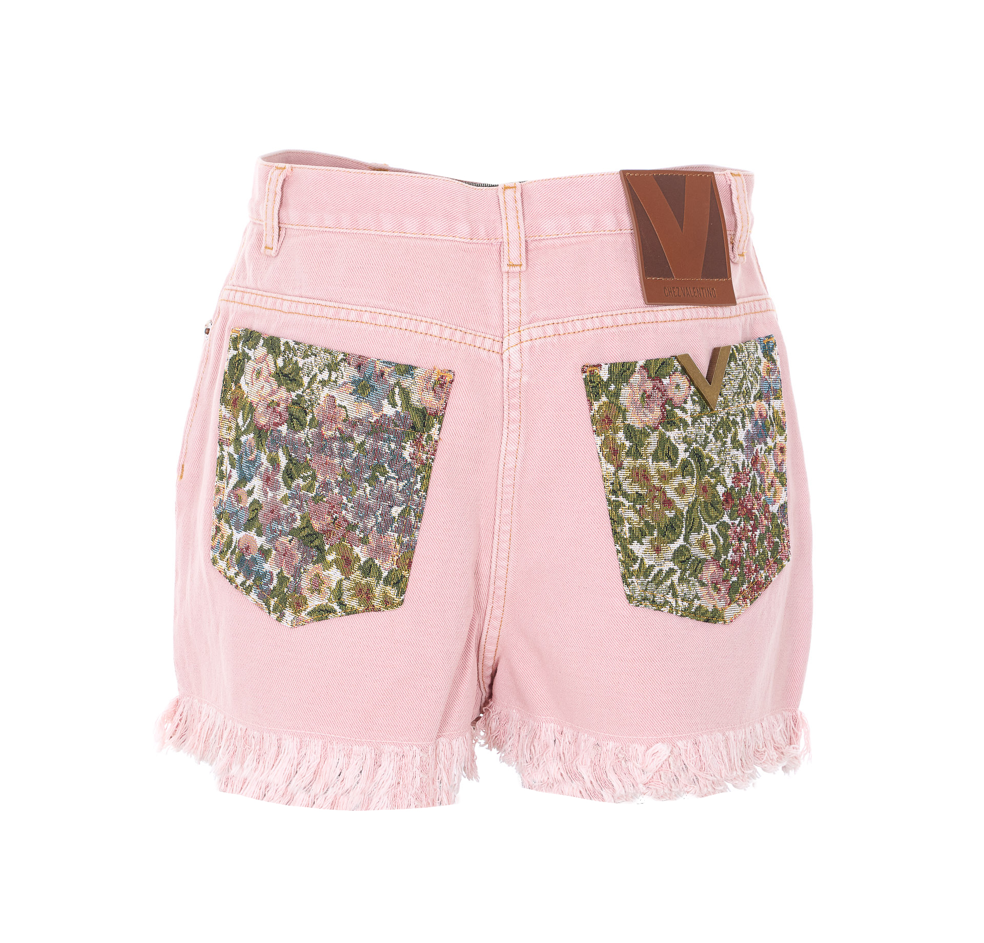 Valentino Garavani Shorts Pink Cotton – Women