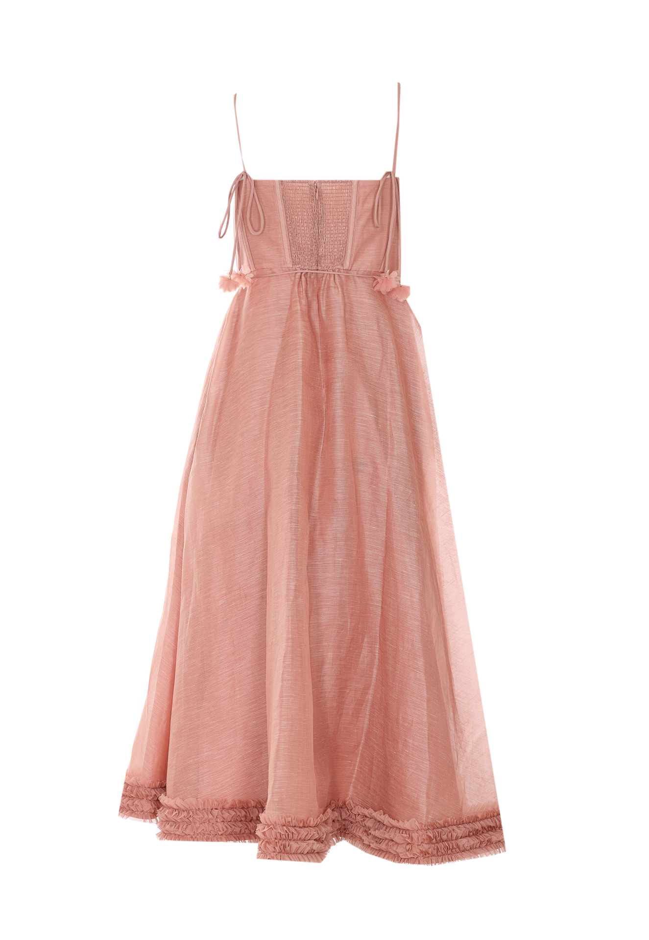 Zimmermann Dresses Pink Linen – Women
