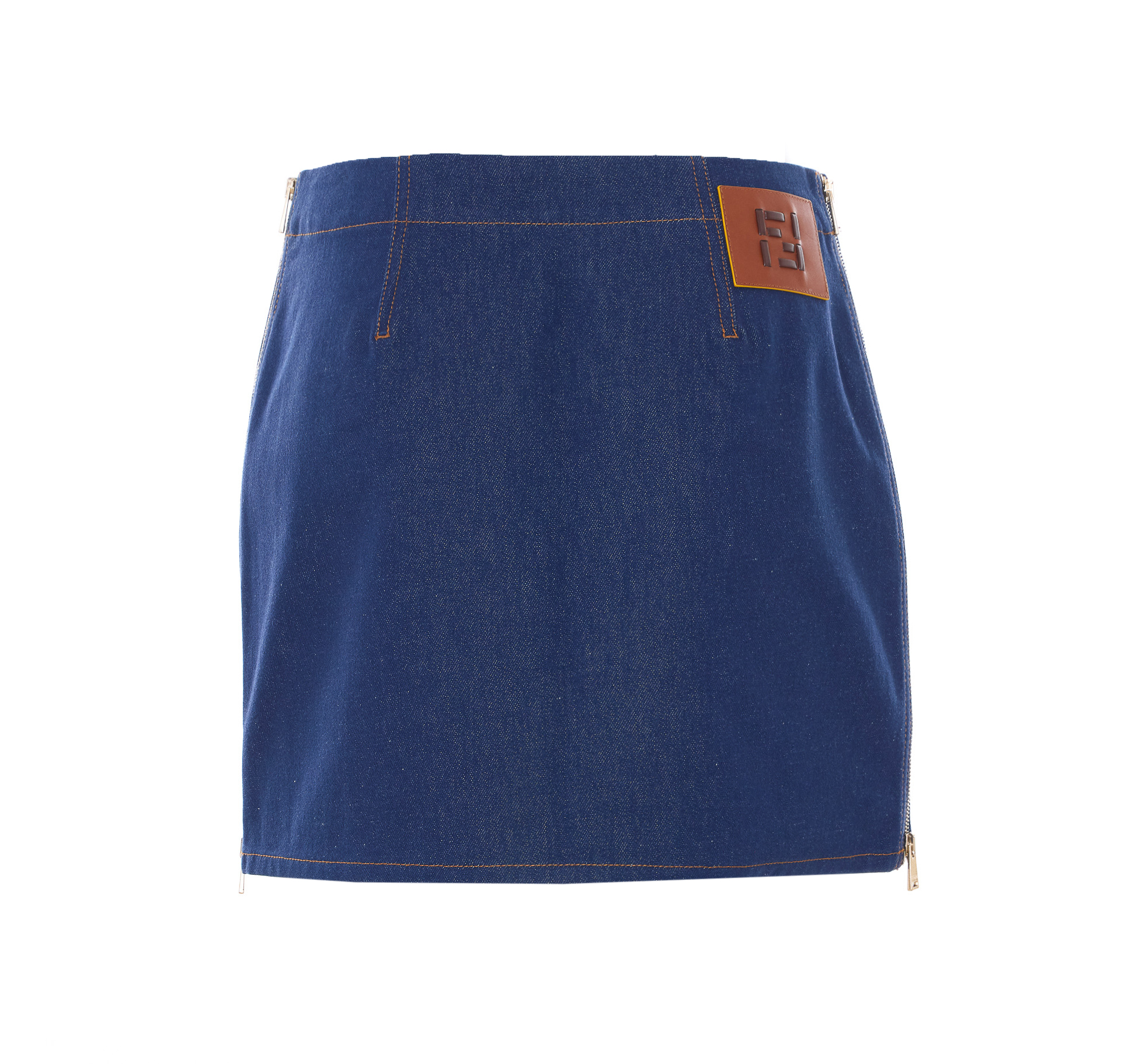 FENDI Fendi Skirts Blue Cotton - Women　フェンディ スカート ブルー コットン - レディース