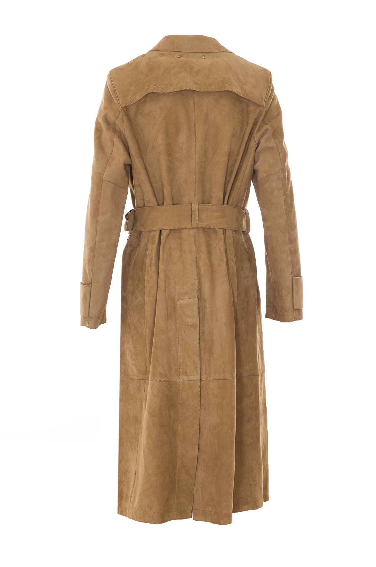 Golden Goose Coats Beige Ovine Leather – Women