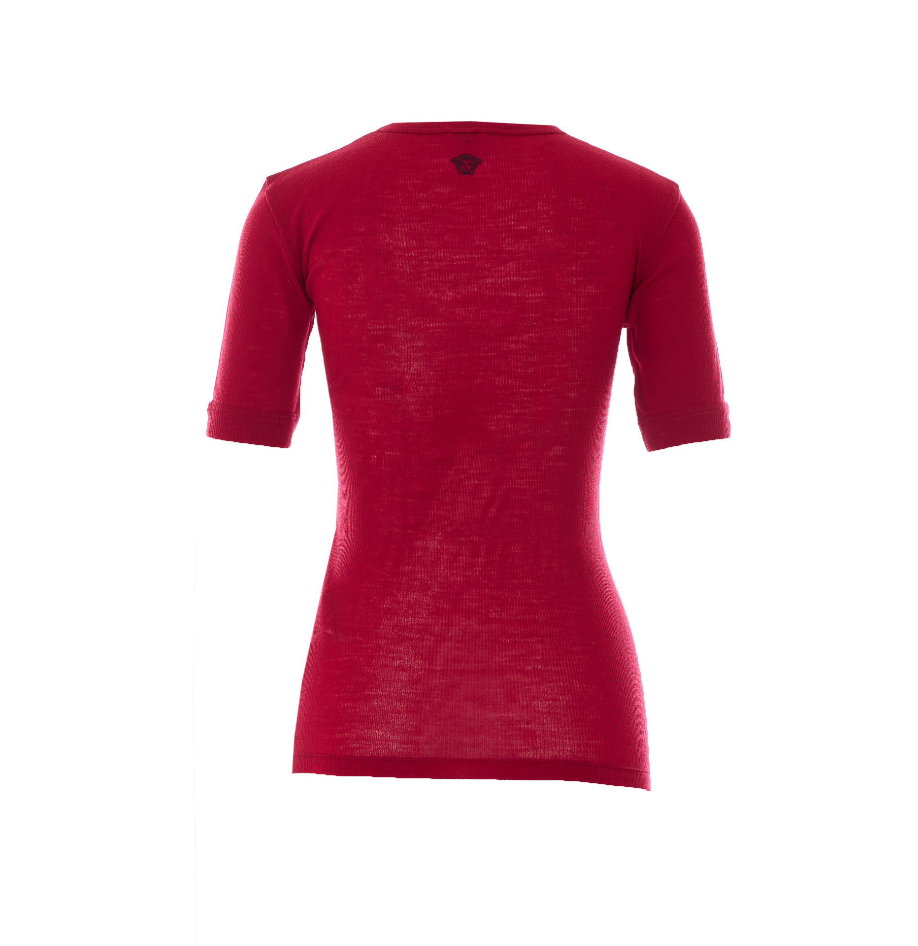 VERSACE Versace T-Shirts And Polos Red Virgin Wool - Women　ヴェルサーチ T シャツとポロシャツ レッド バージン ウール - レディース