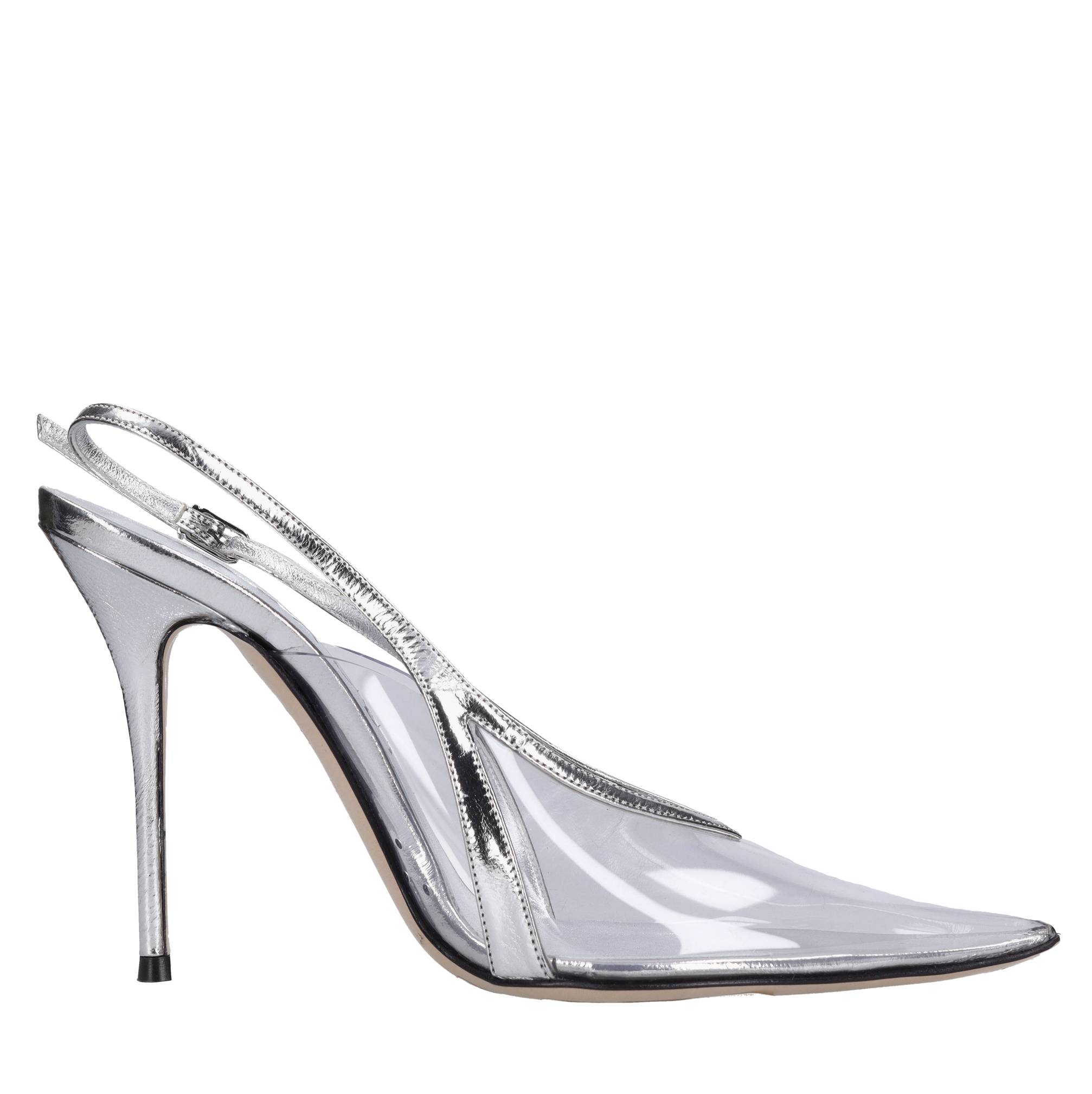 Casadei Chaussures avec talon en argent