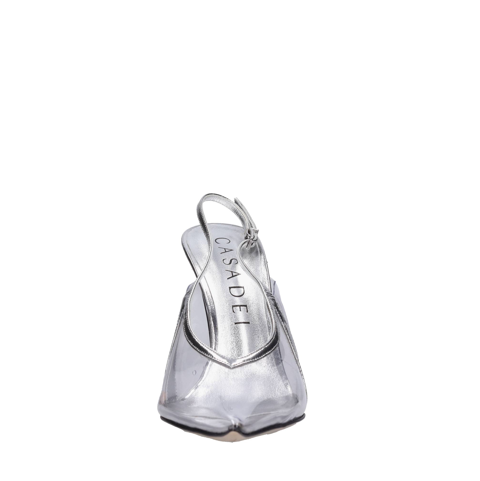 Casadei Chaussures avec talon en argent