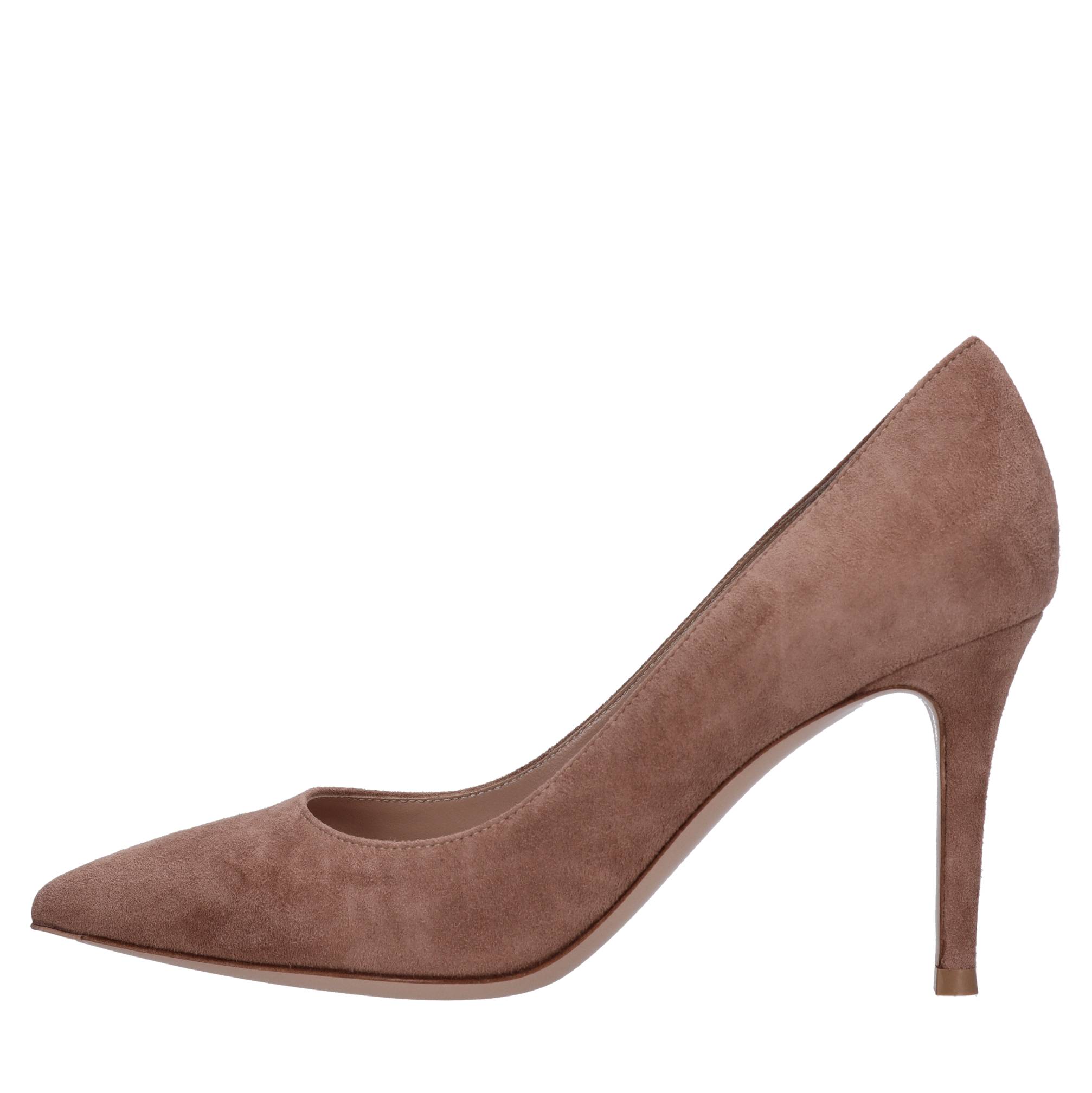 Gianvito Rossi Chaussures avec talon beige
