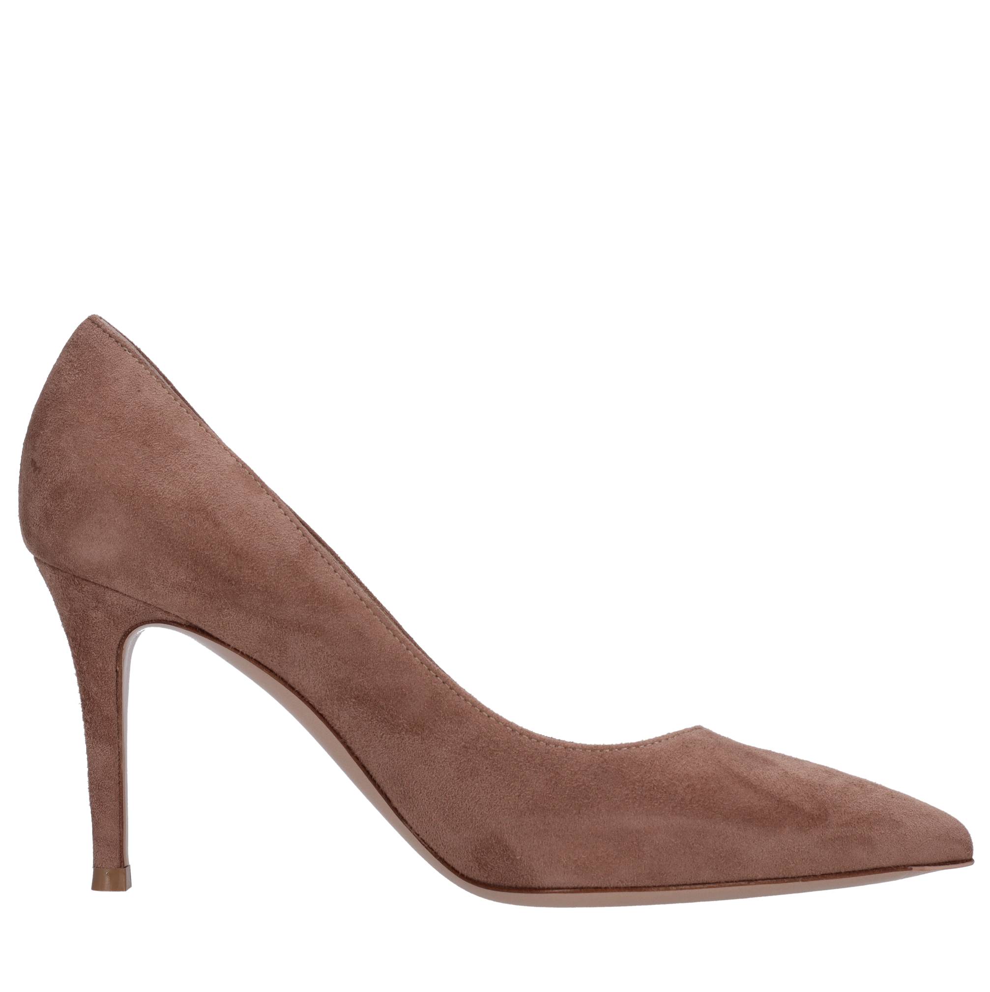 Gianvito Rossi Chaussures avec talon beige