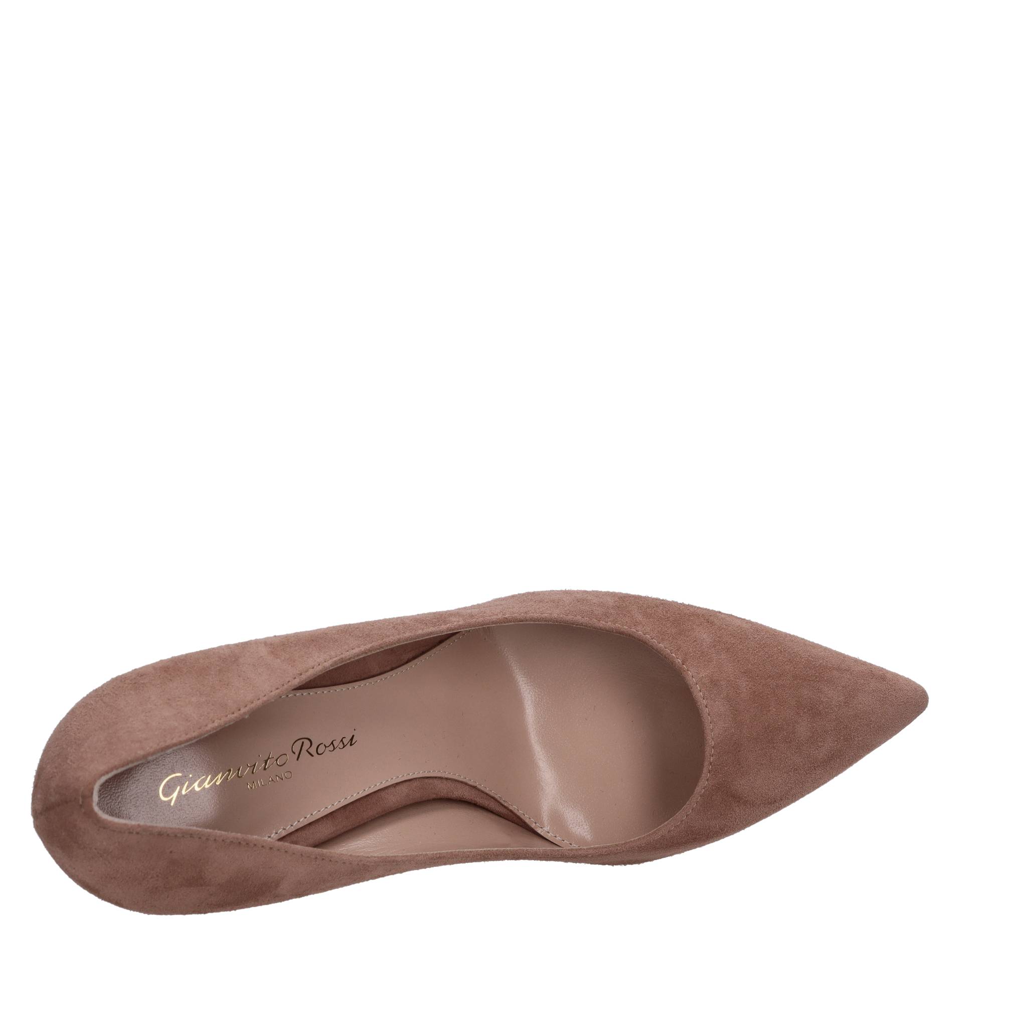Gianvito Rossi Chaussures avec talon beige