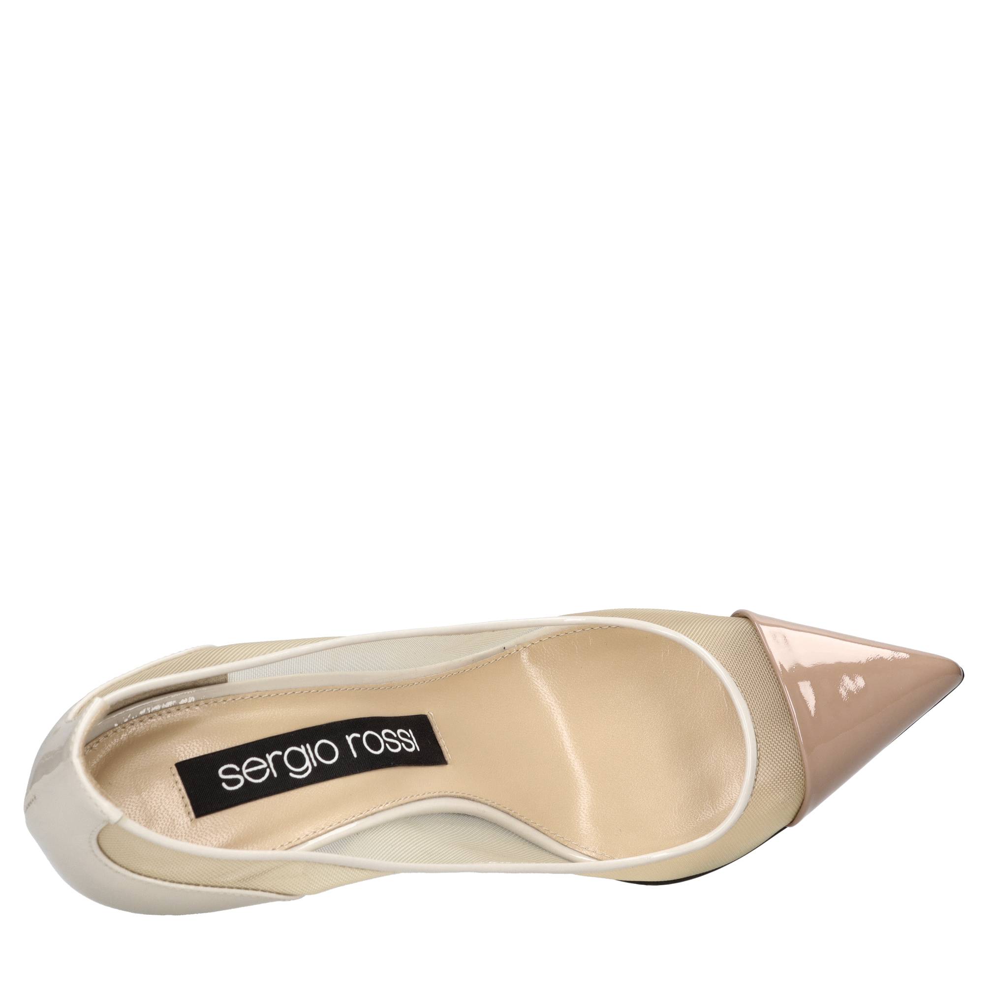 Sergio Rossi Chaussures avec talon beige
