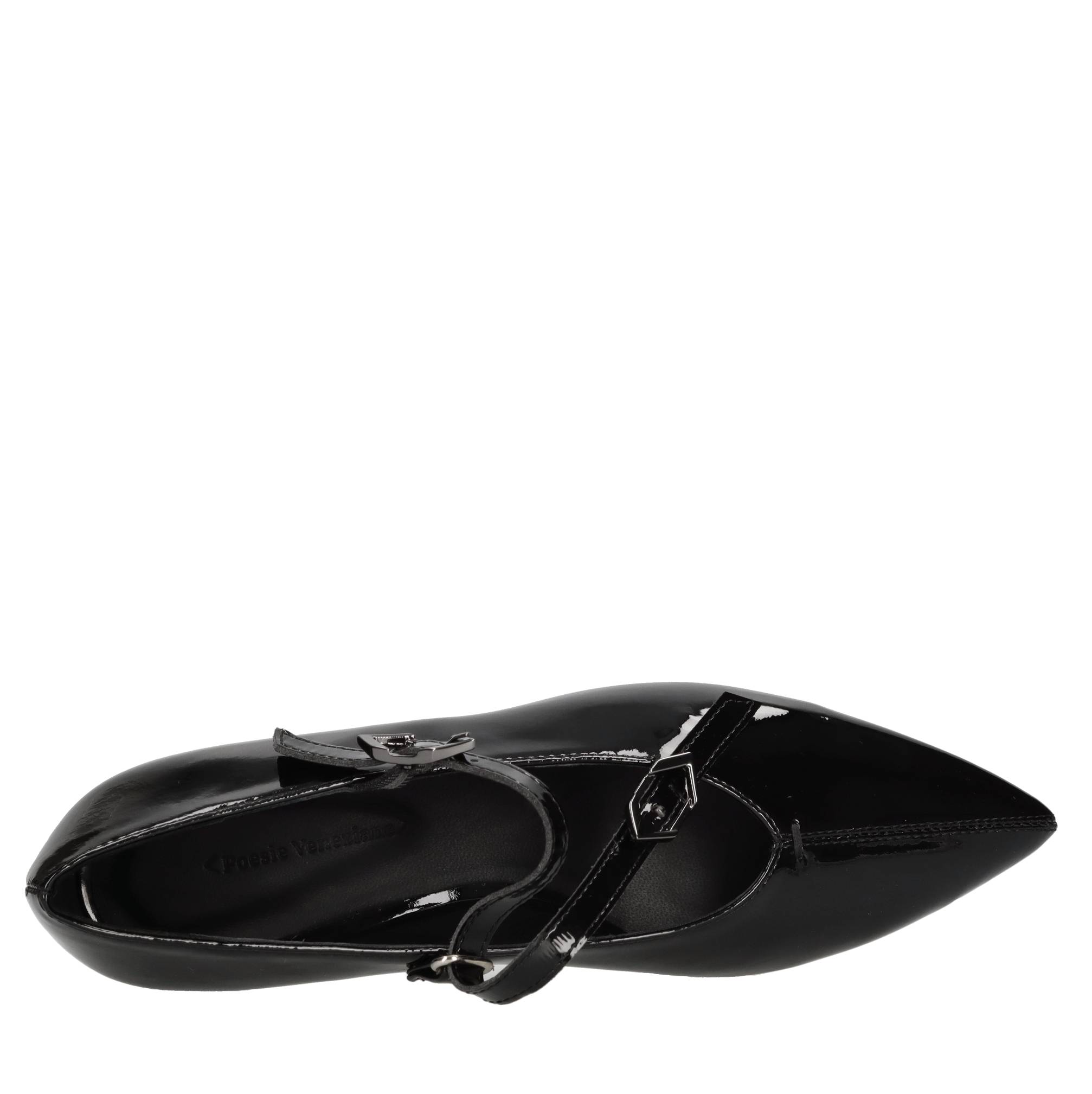 Poesie Veneziane Lage schoenen zwart