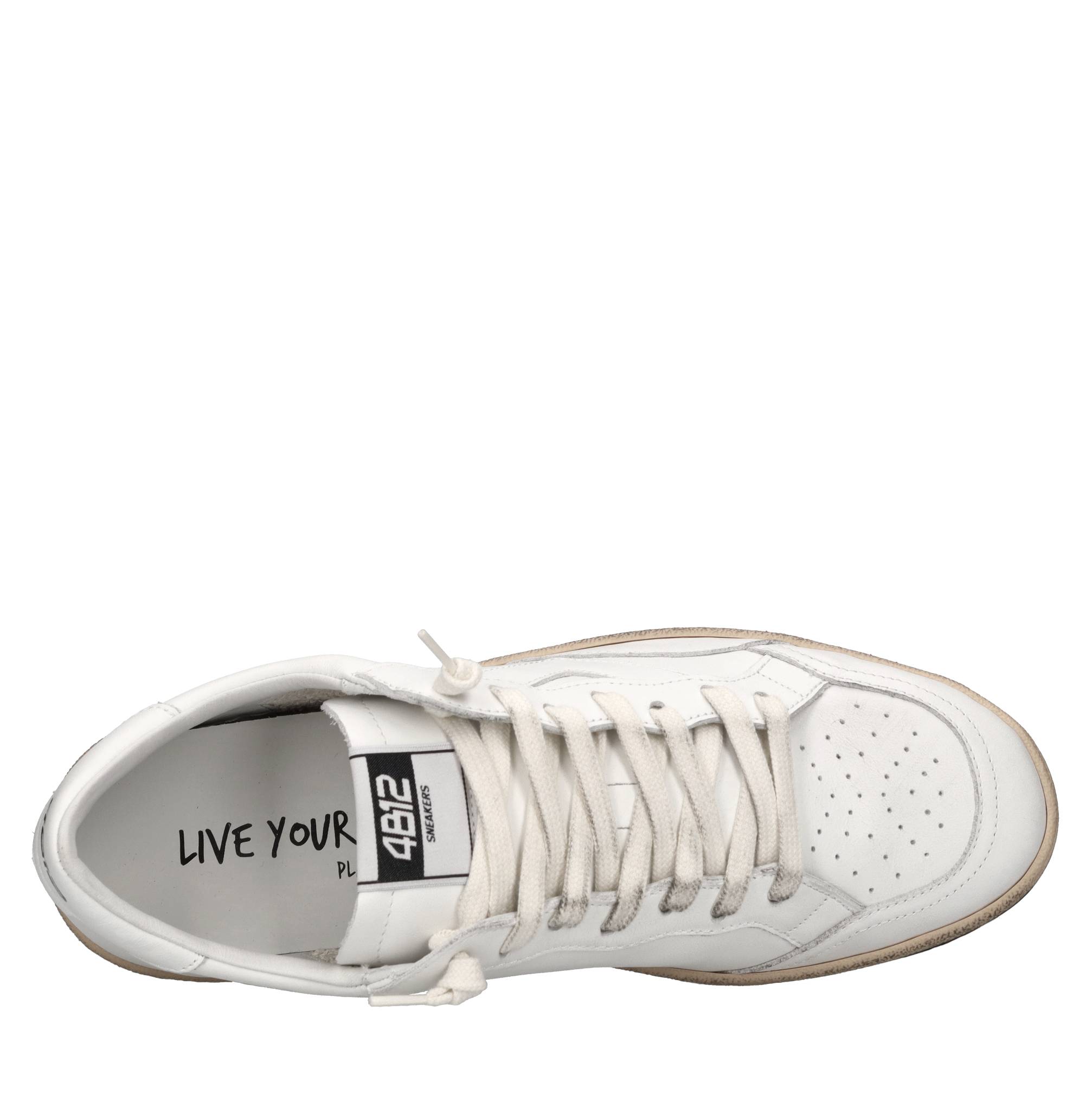 4b12 White Sneakers