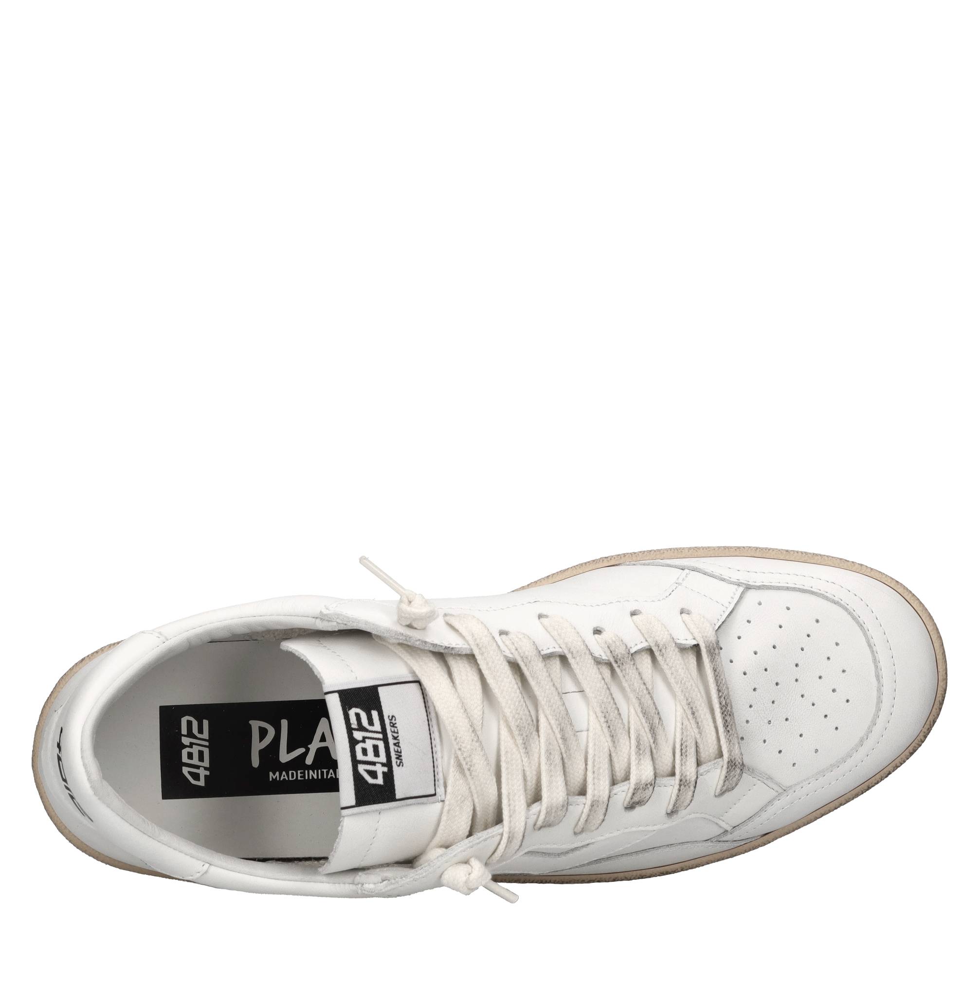 4b12 White Sneakers