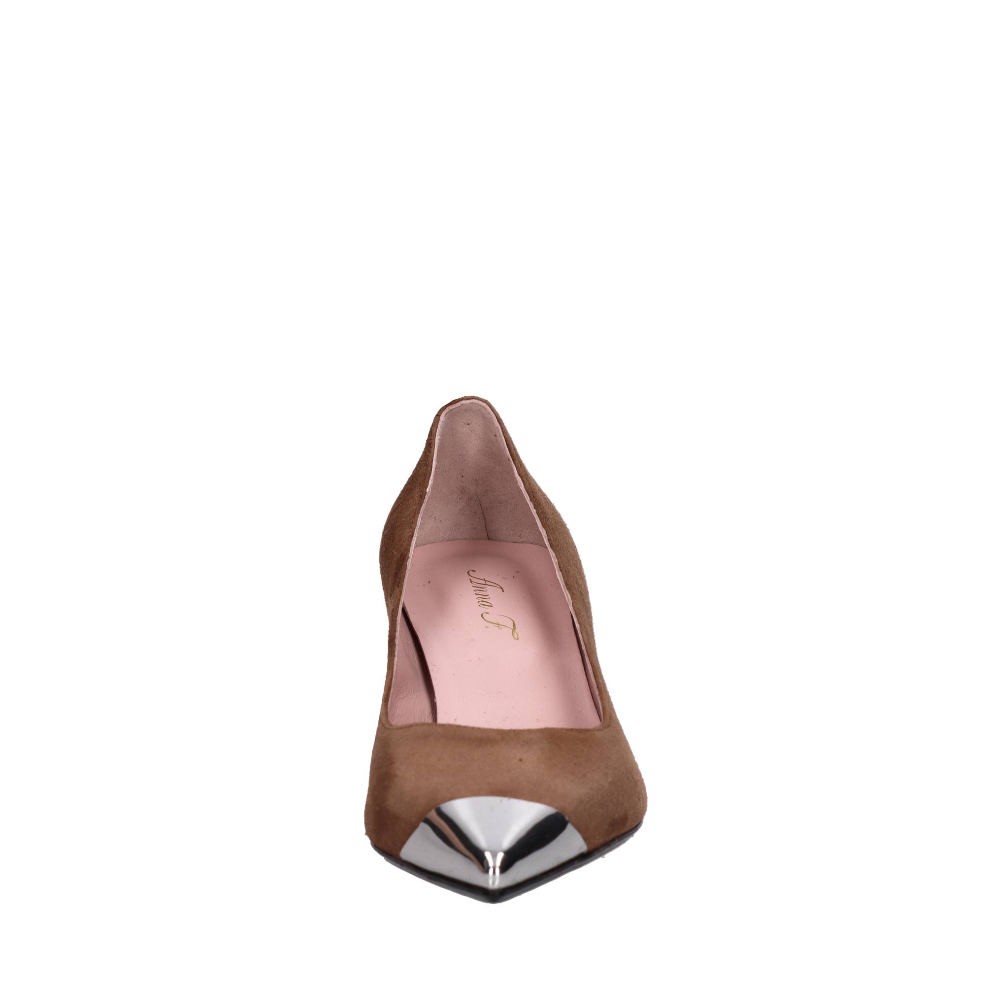 Anna F. Schuhe mit braunem Absatz
