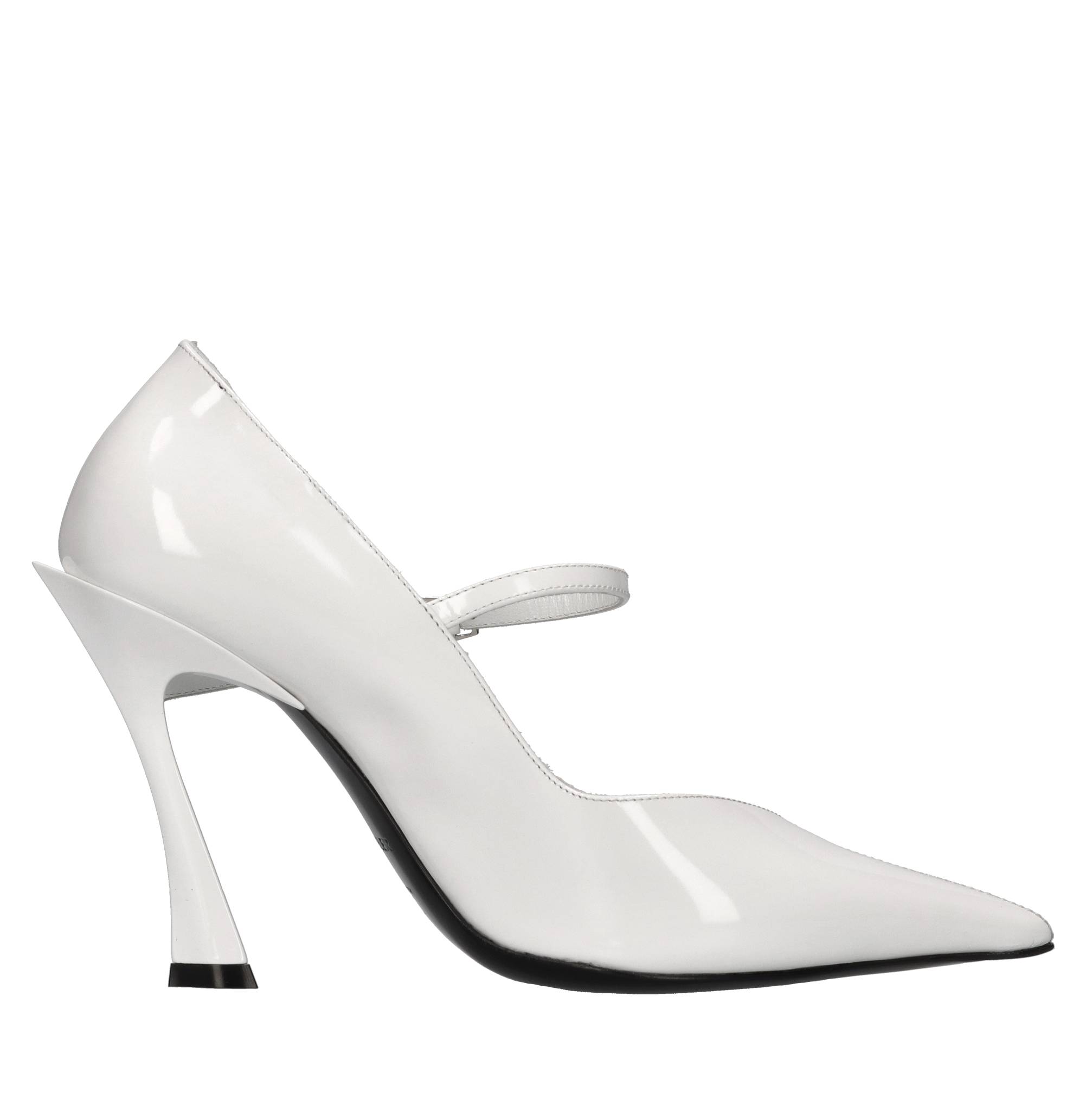 Mugler Zapatos con tacón blanco