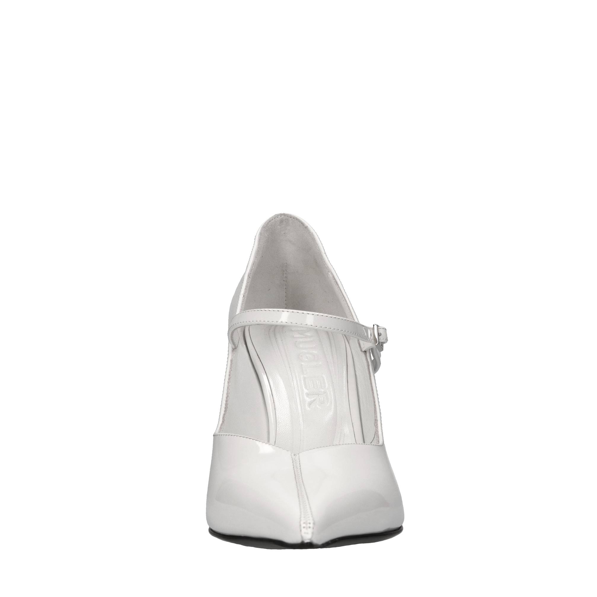 Mugler Zapatos con tacón blanco