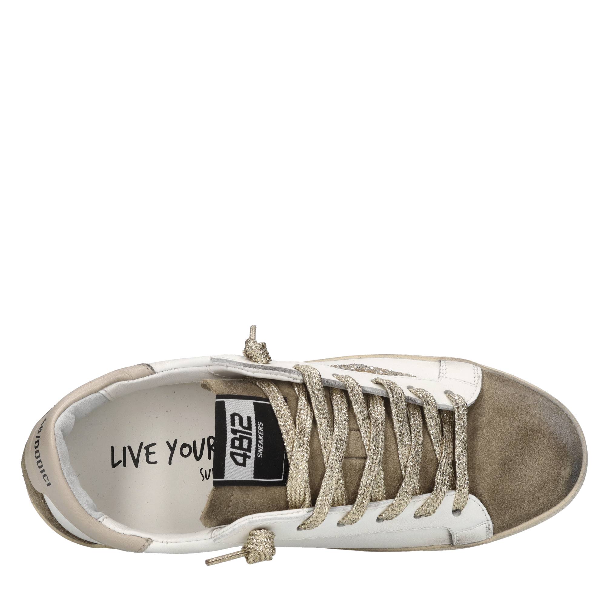 4b12 Sneakers blancs
