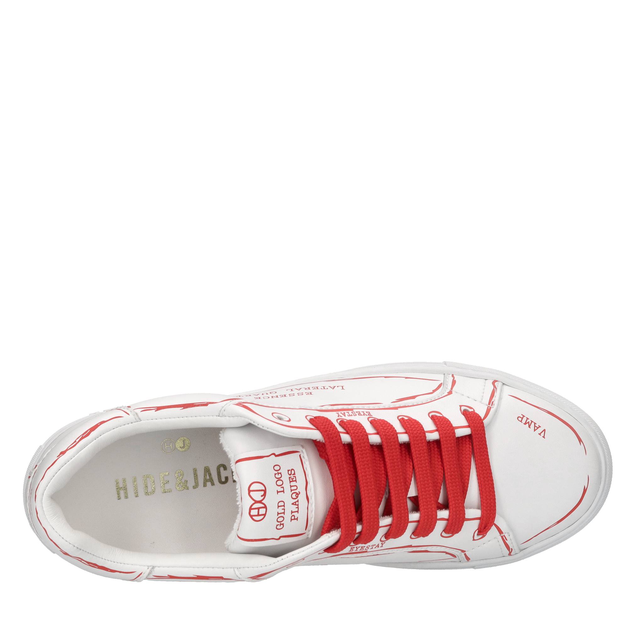 Hide&jack Weiße Sneaker