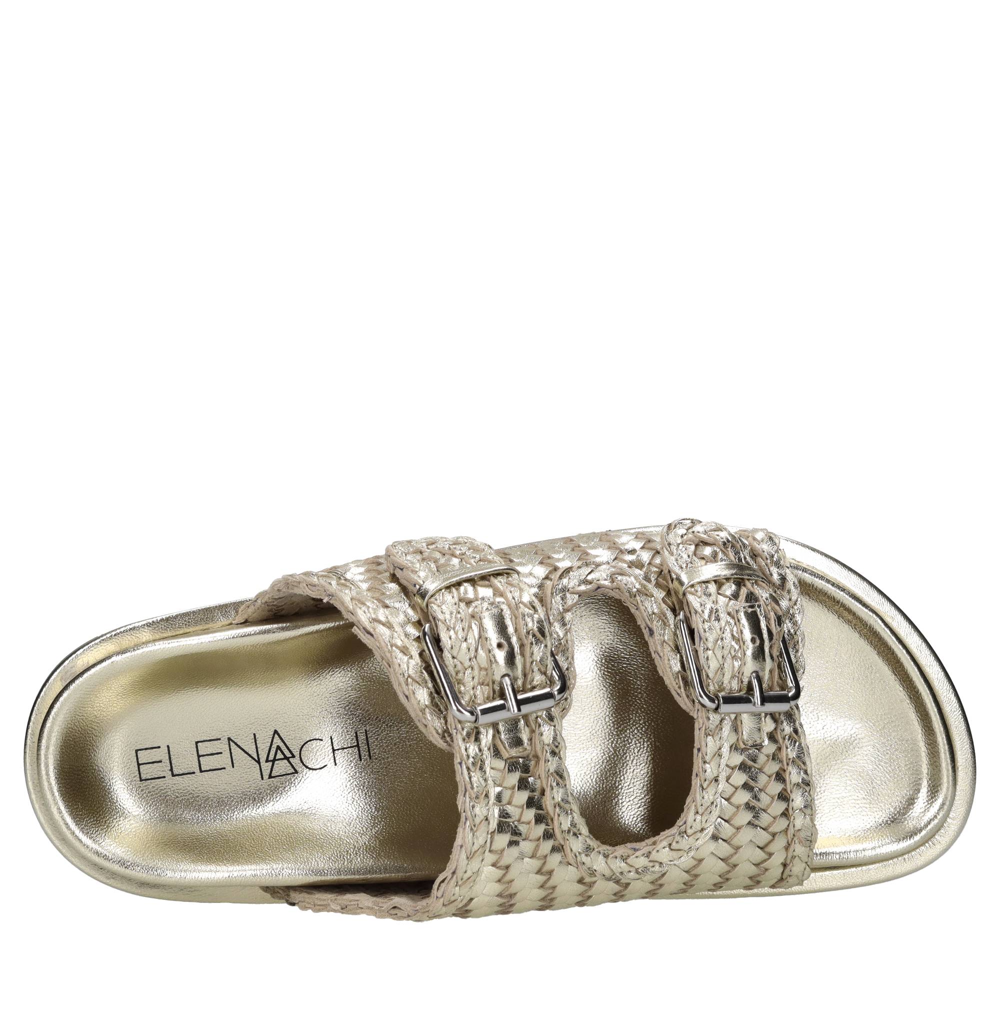 Elena Iachi Sandales Platine