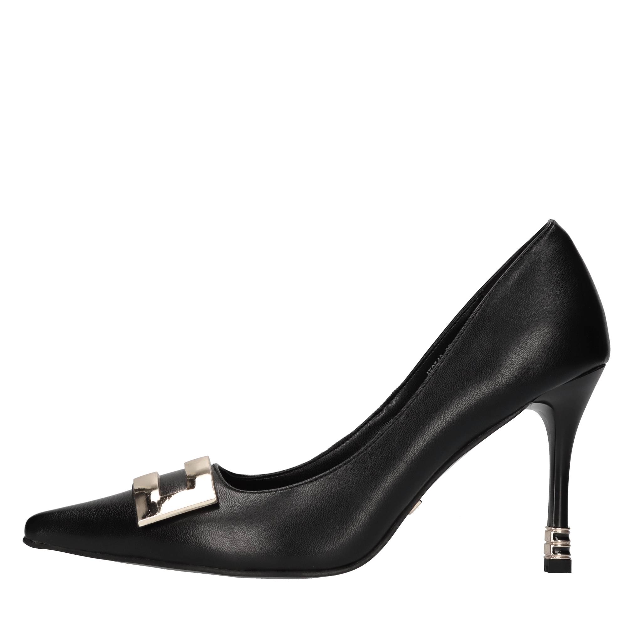 ♪ 4us Zapatos con tacón negro