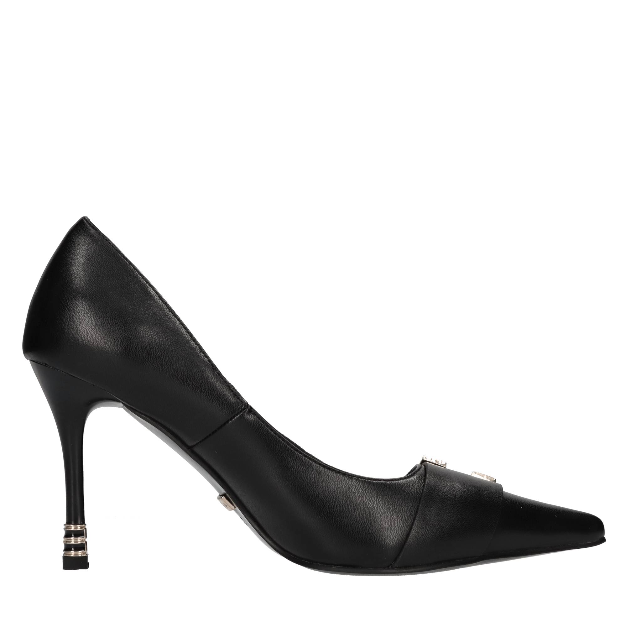 ♪ 4us Zapatos con tacón negro