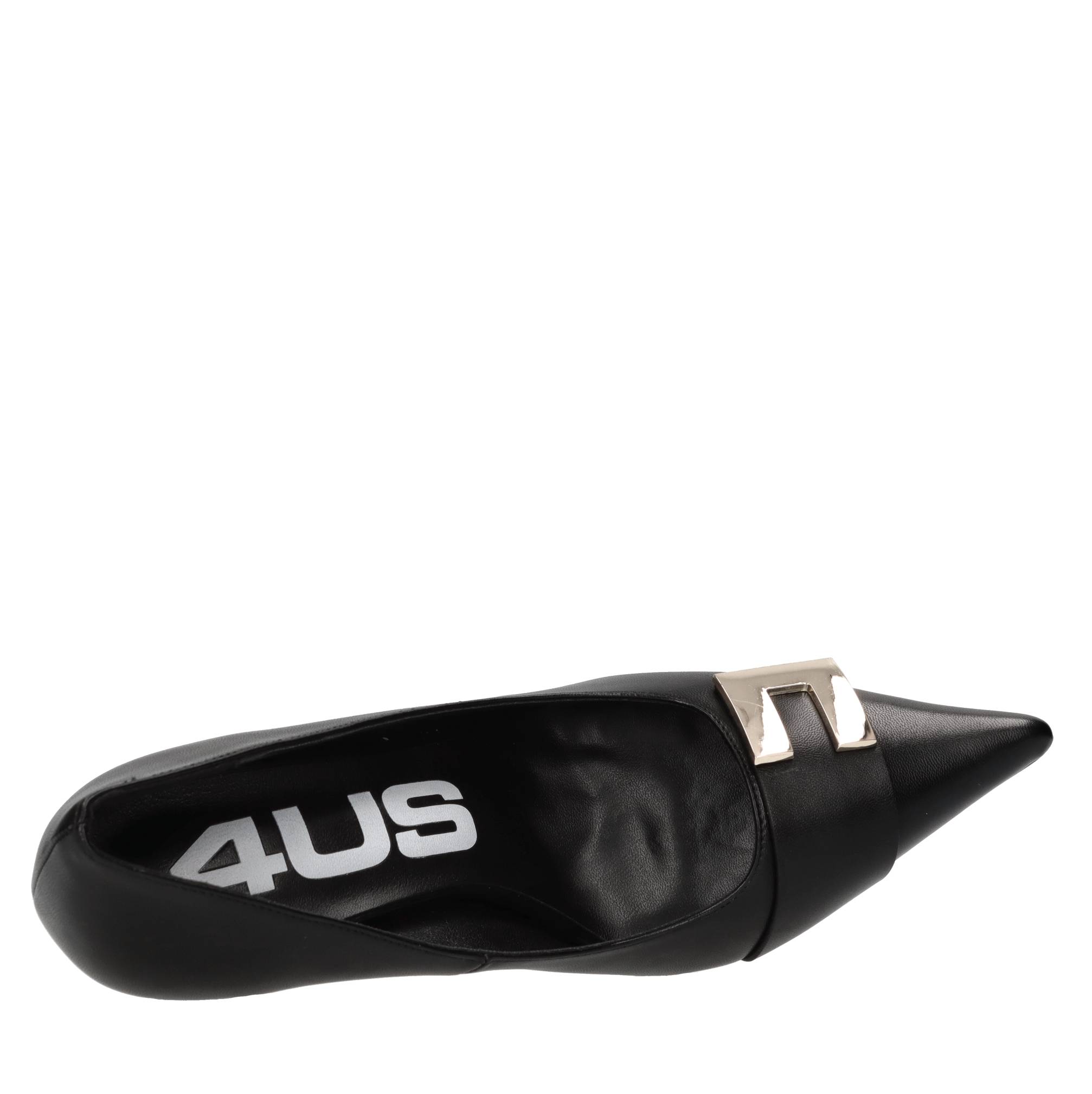 ♪ 4us Zapatos con tacón negro