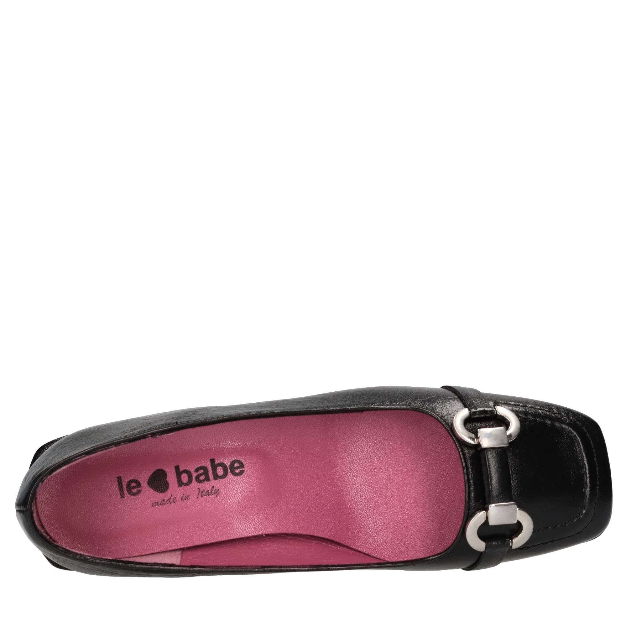 LE BABE Scarpe con Tacco Nero