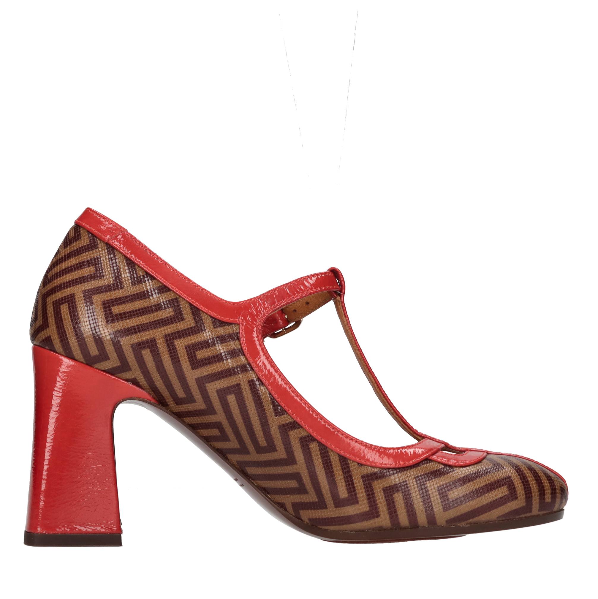 Chie Mihara Chaussures avec talon multicolore