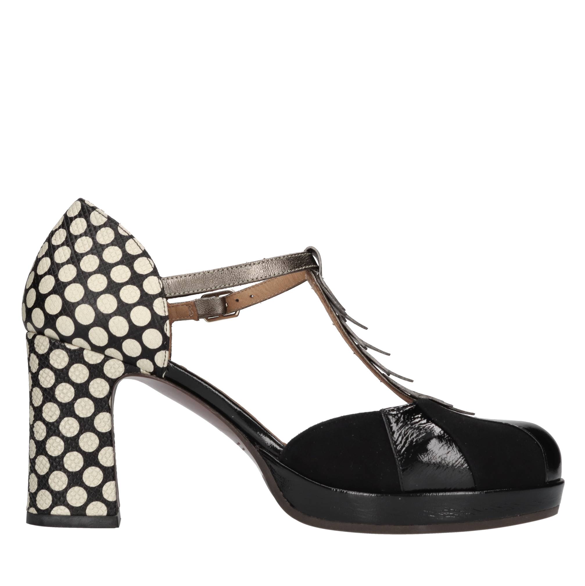 Chie Mihara Schoenen met multicolor hiel