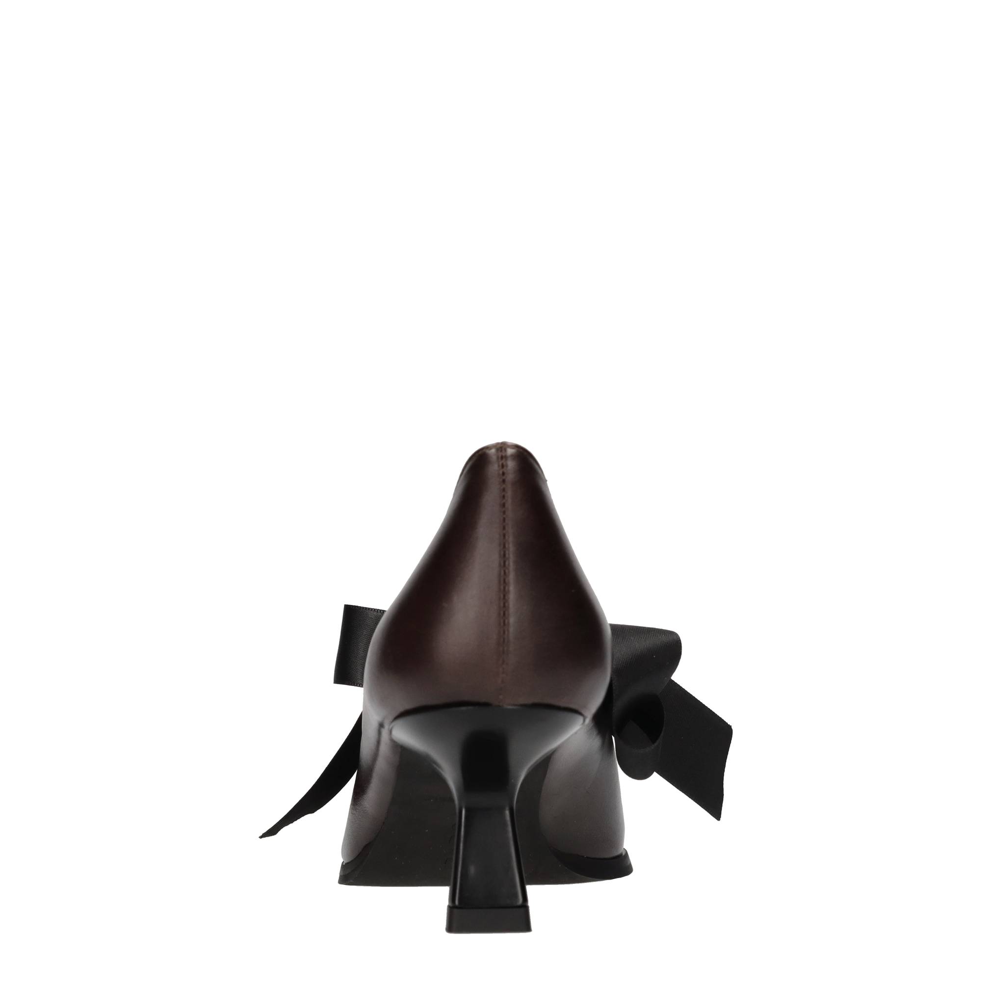 POEVE Scarpe con Tacco Marrone