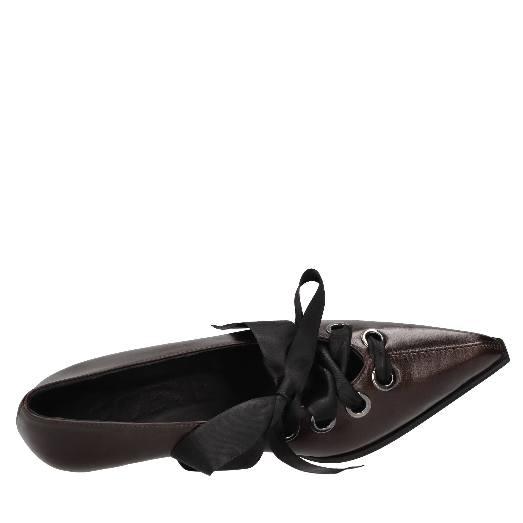 POEVE Scarpe con Tacco Marrone