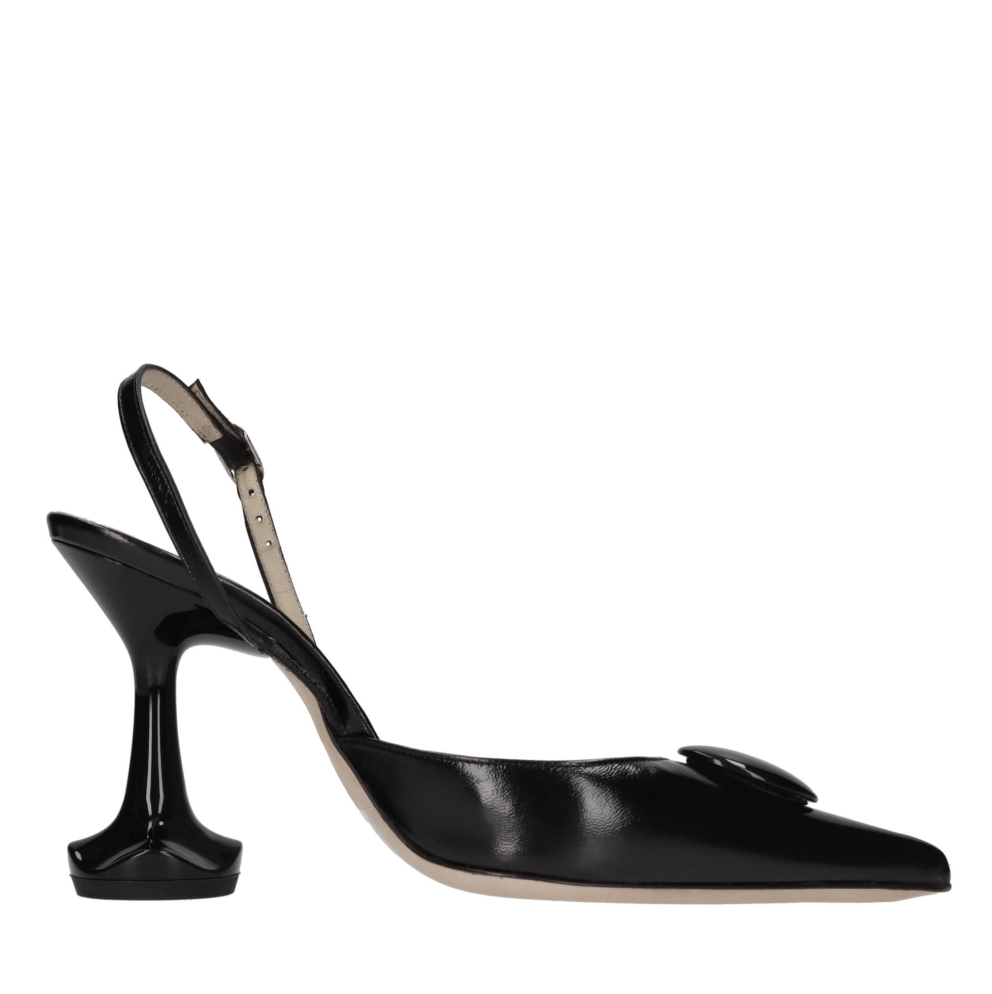 OTTANGE Scarpe con Tacco Nero