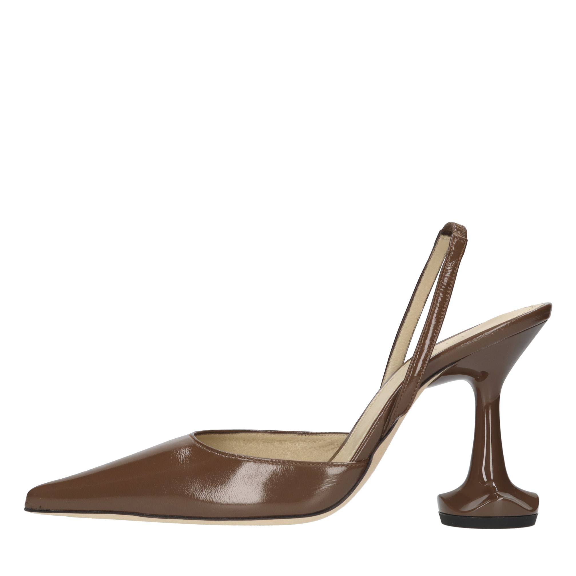 OTTANGE Scarpe con Tacco Marrone