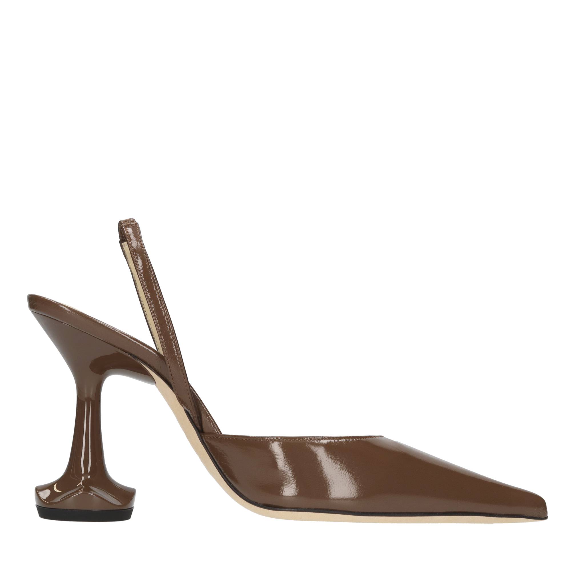 OTTANGE Scarpe con Tacco Marrone