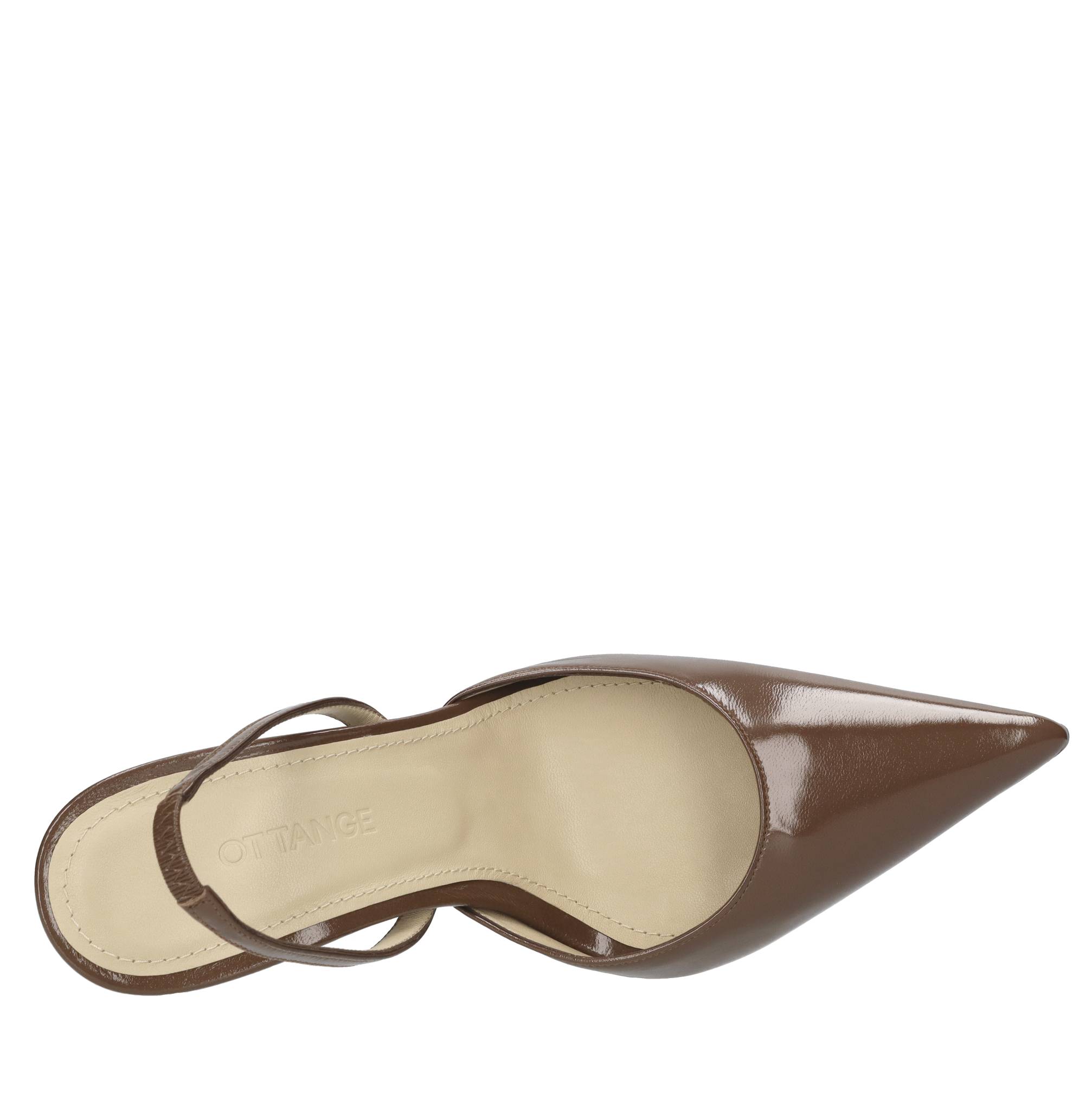 OTTANGE Scarpe con Tacco Marrone