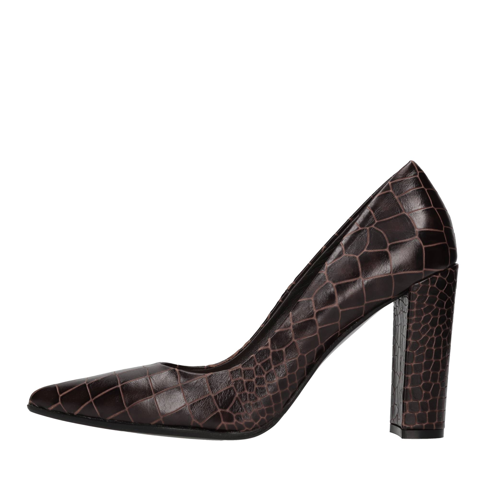 Chantal Schuhe mit braunem Absatz