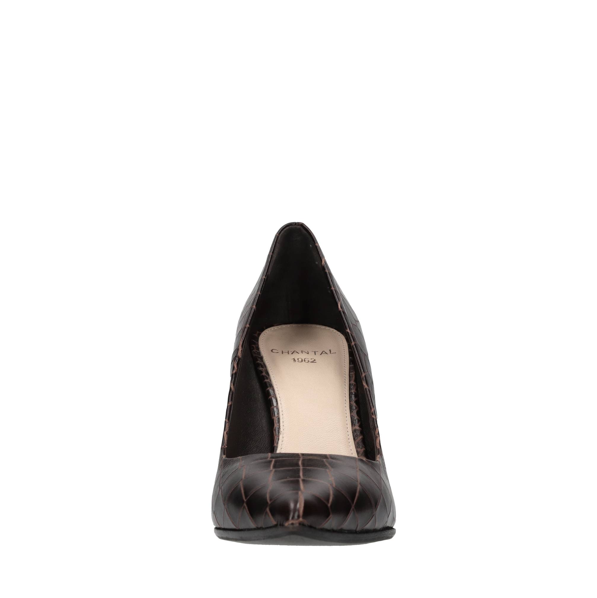 Chantal Schuhe mit braunem Absatz