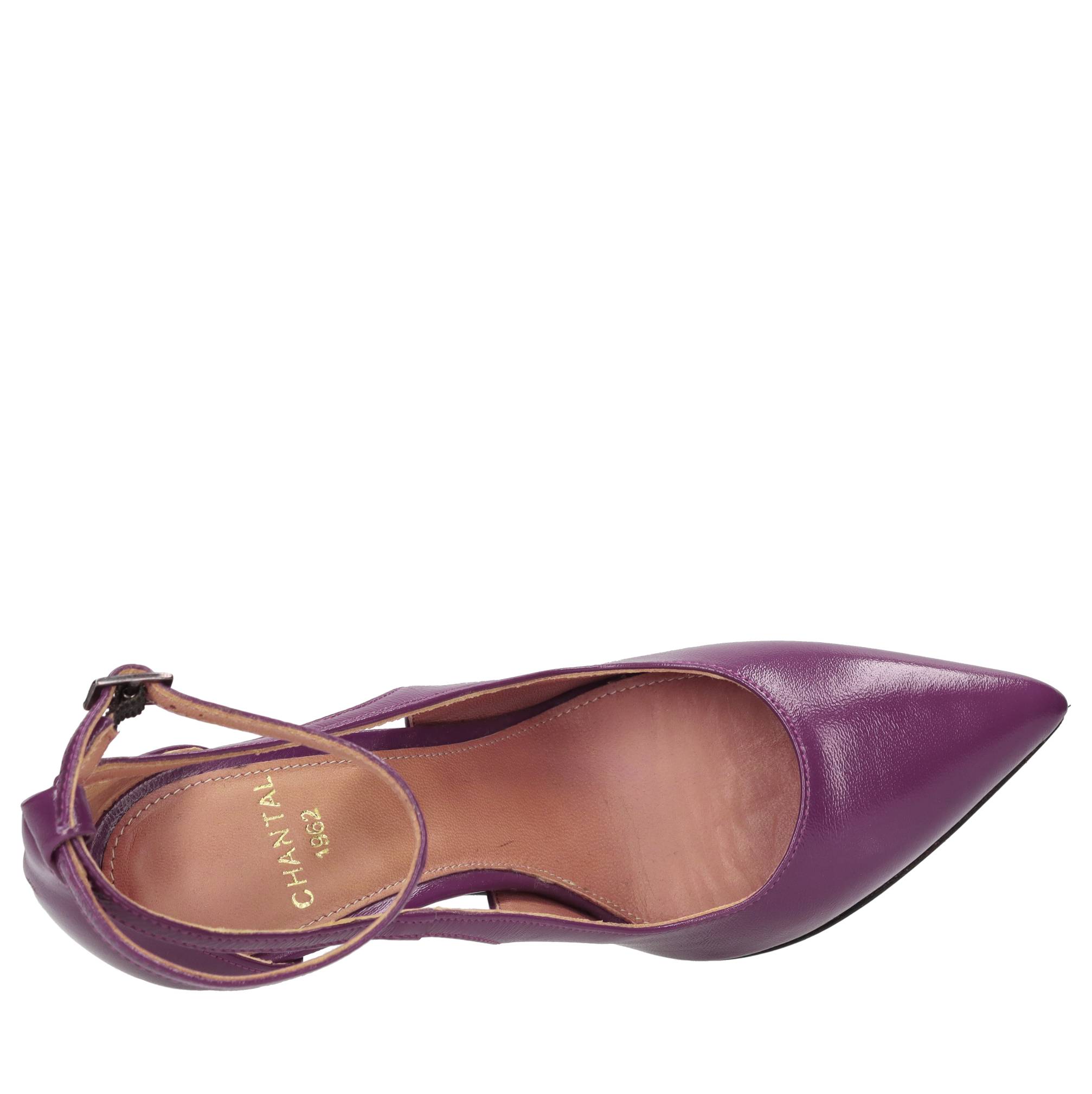Chantal Scarpe con Tacco Viola