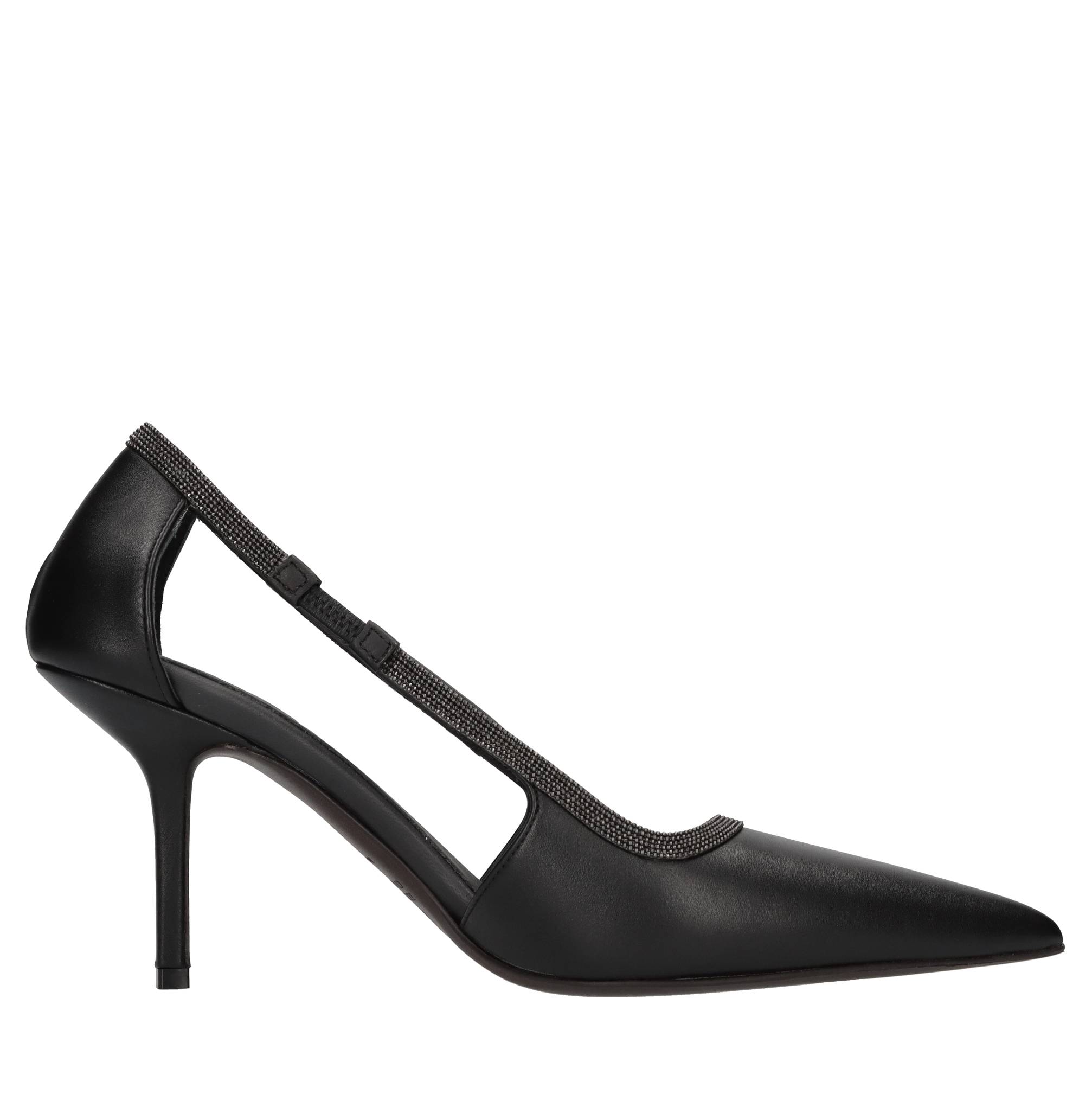 Brunello Cucinelli Scarpe con Tacco Nero