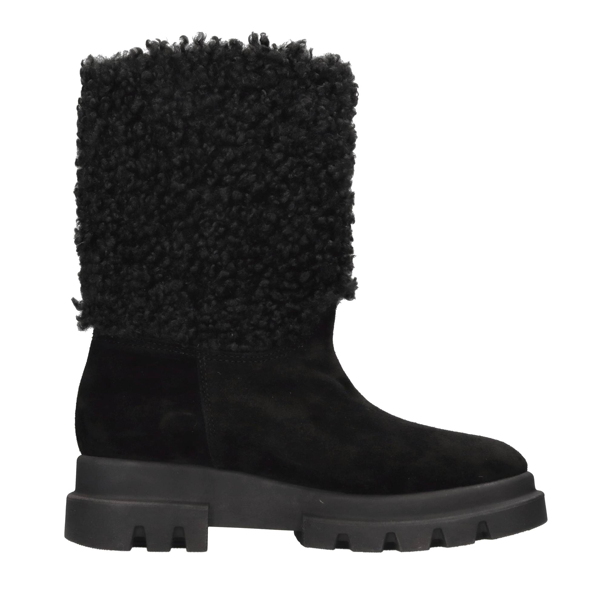 Lorenzo Mari Stiefel schwarz