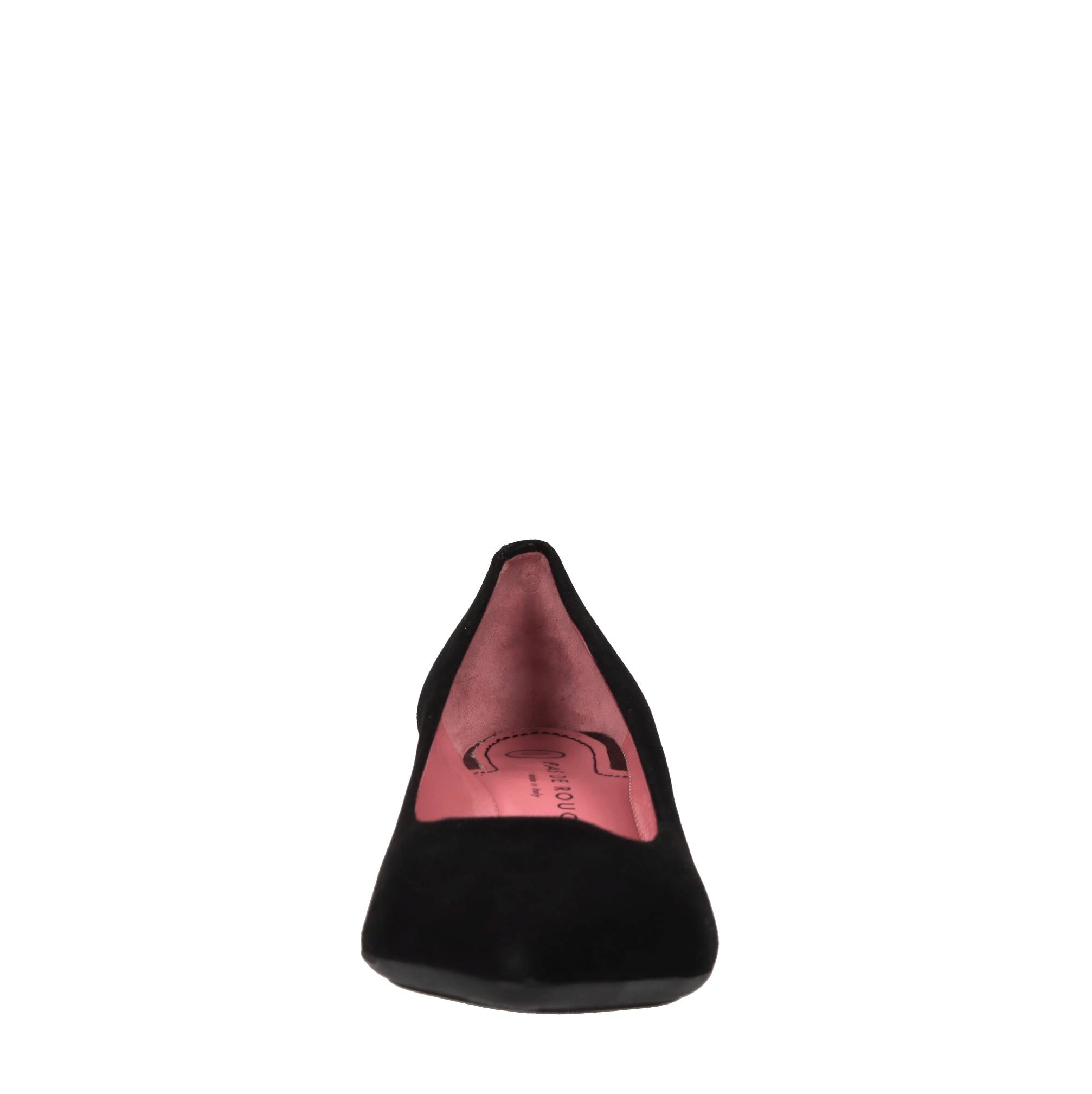 Pas De Rouge Chaussures avec talon noir