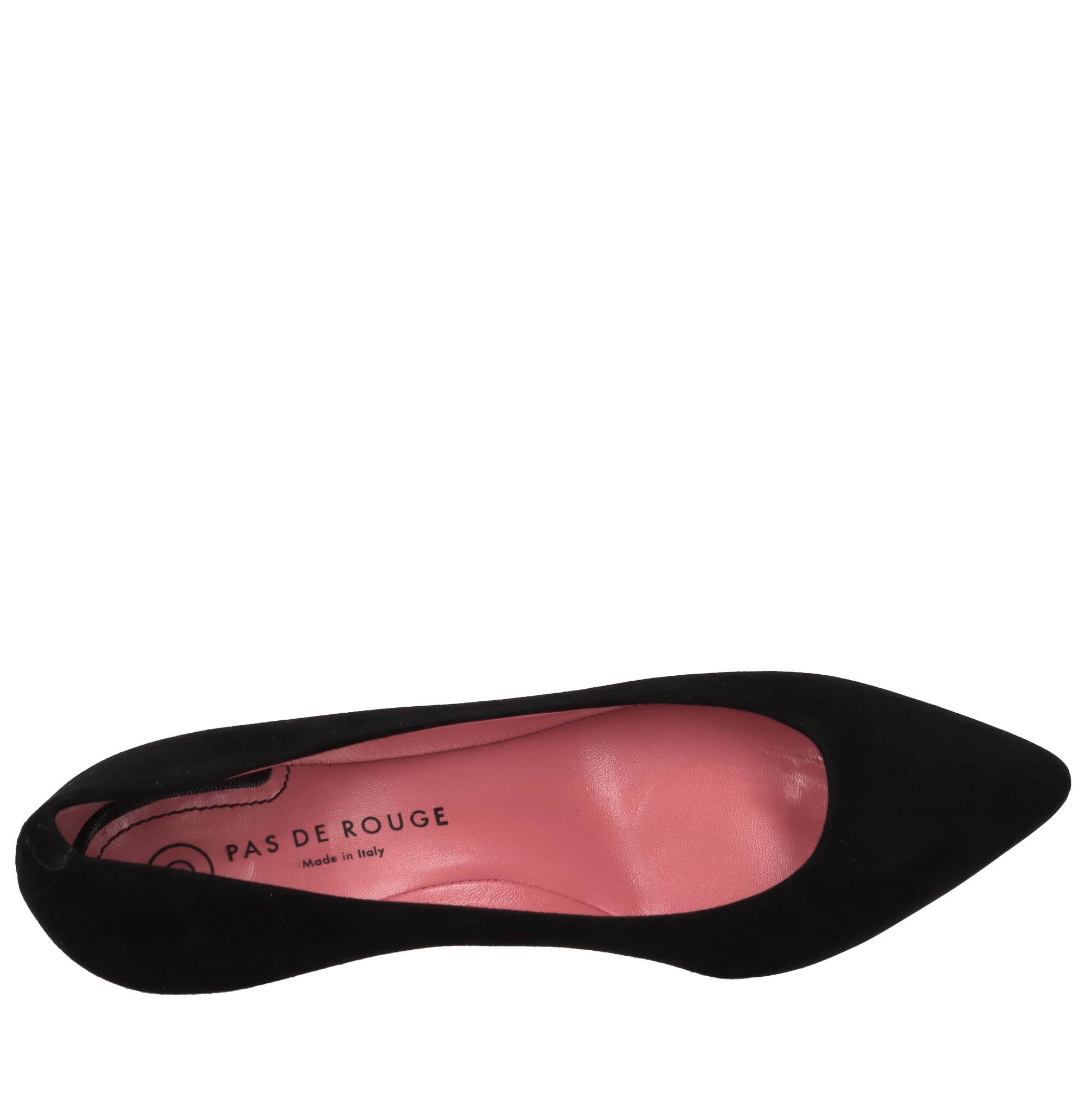Pas De Rouge Chaussures avec talon noir