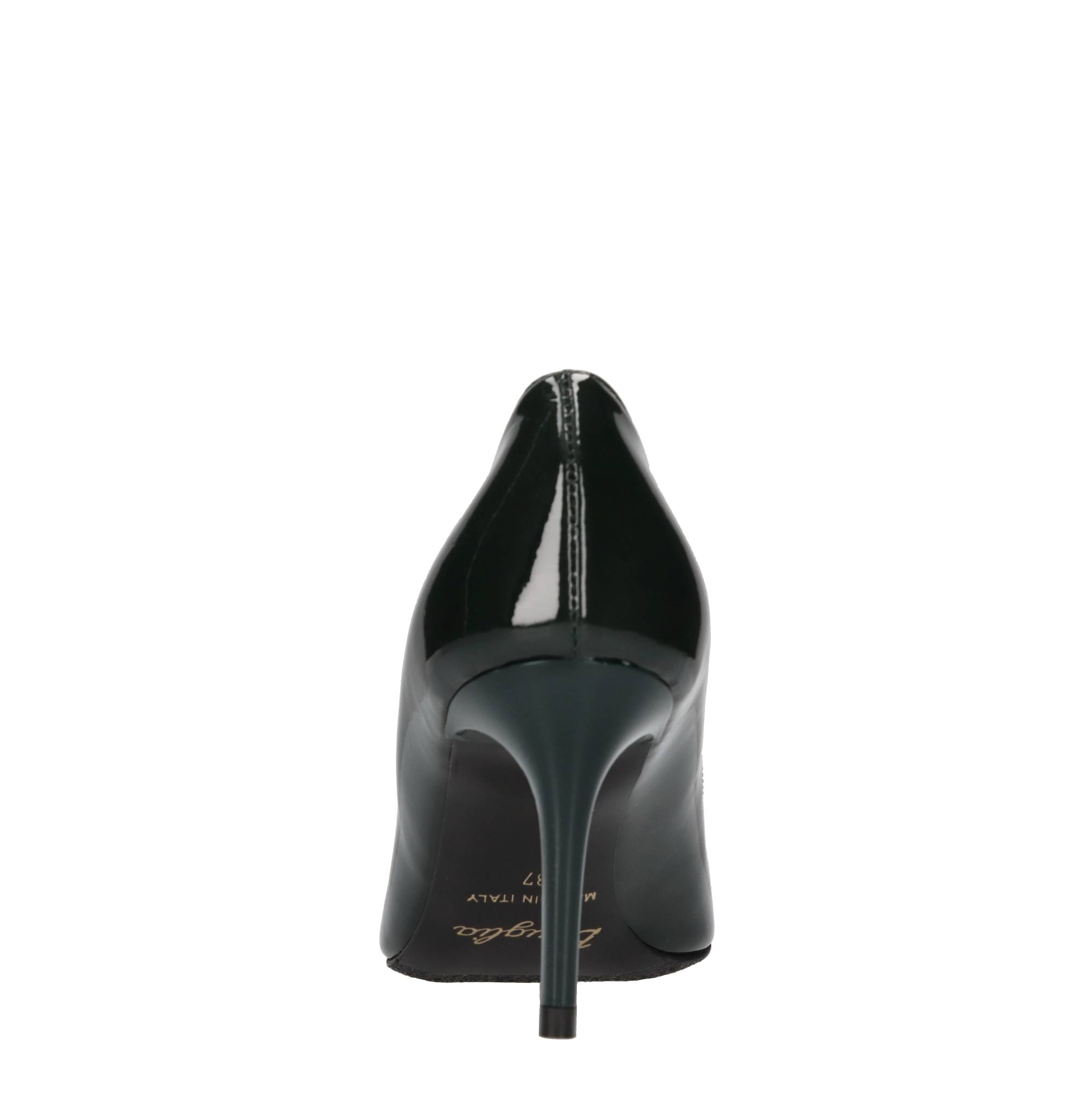 Bruglia Schuhe mit grünem Absatz