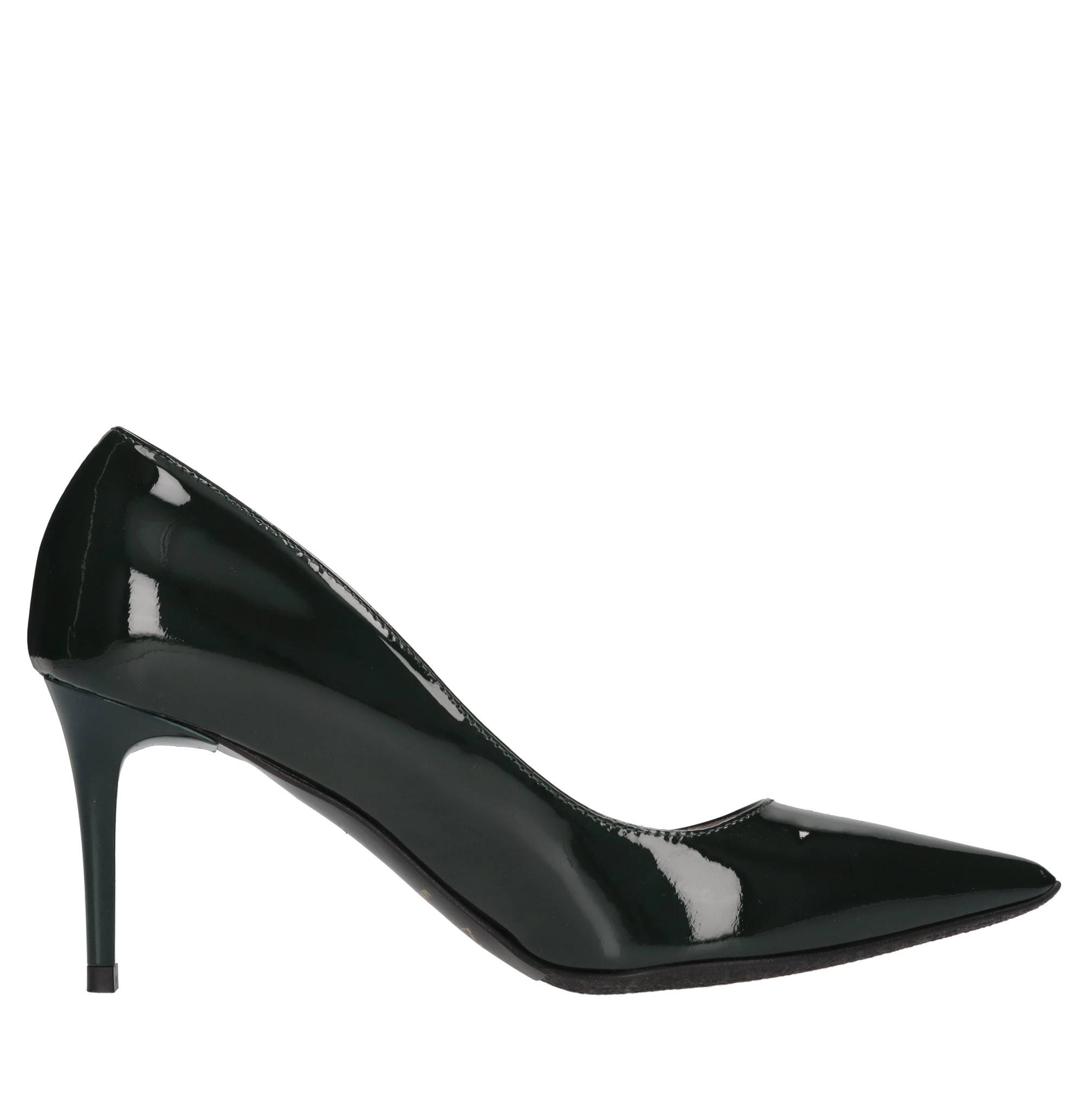 Bruglia Schuhe mit grünem Absatz