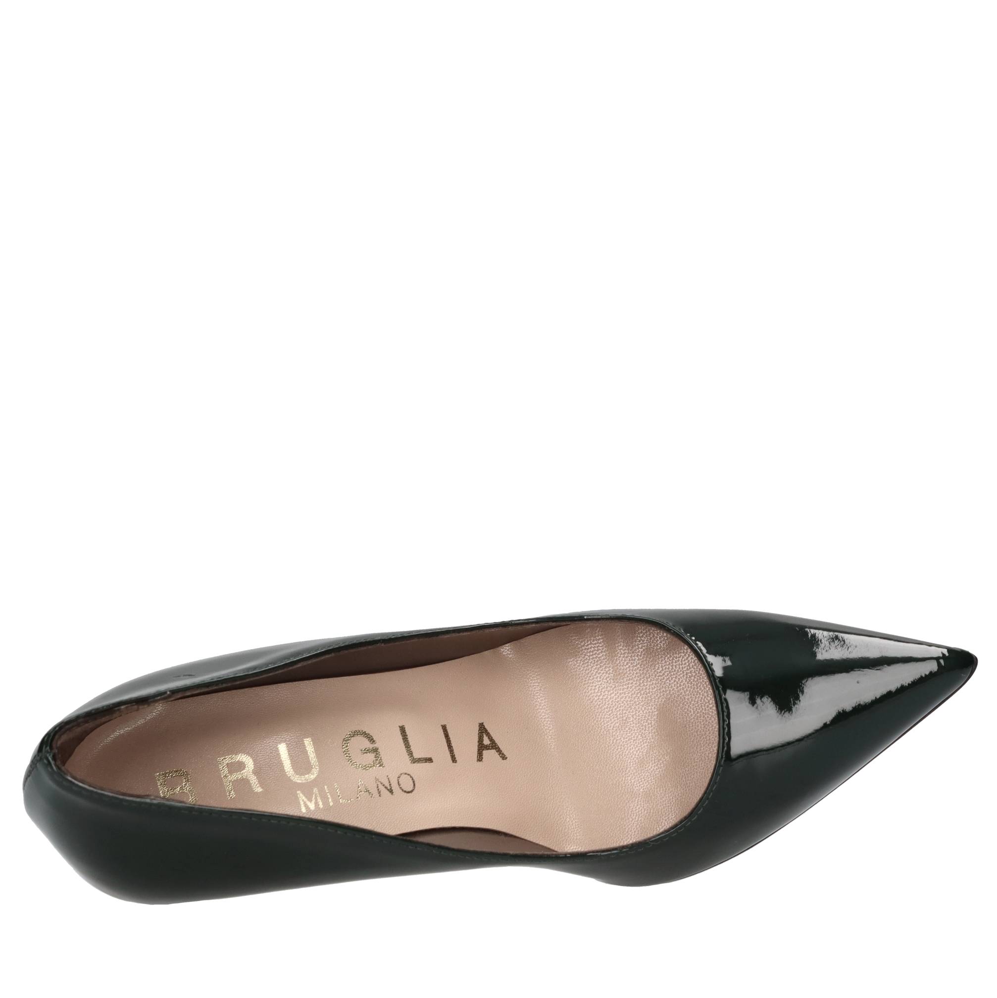 Bruglia Schuhe mit grünem Absatz