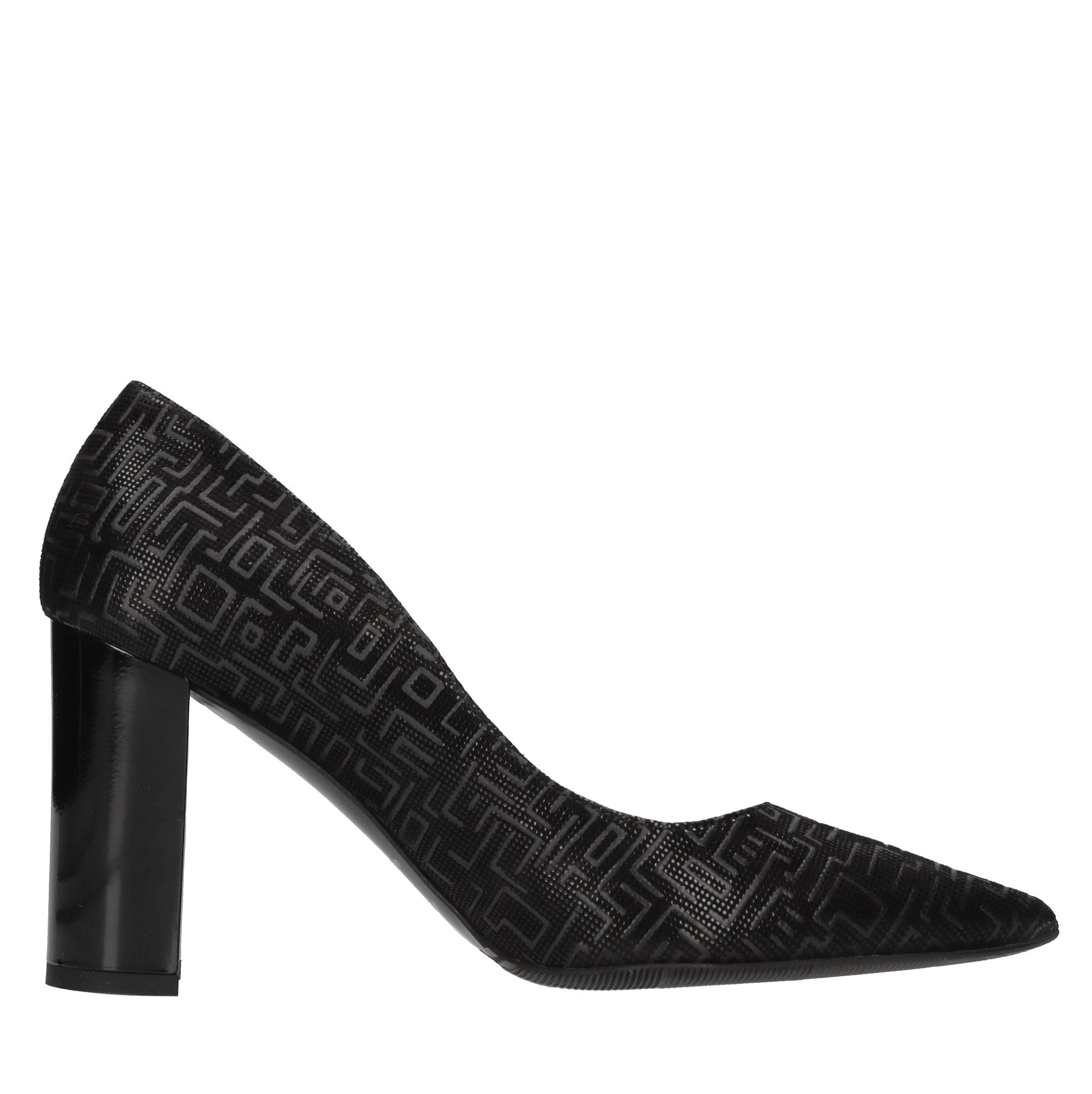 Bruglia Scarpe con Tacco Nero