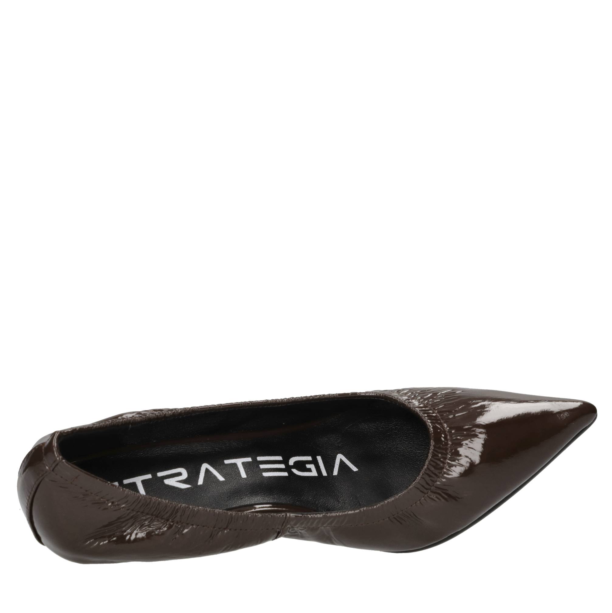 Strategia Scarpe con Tacco Marrone