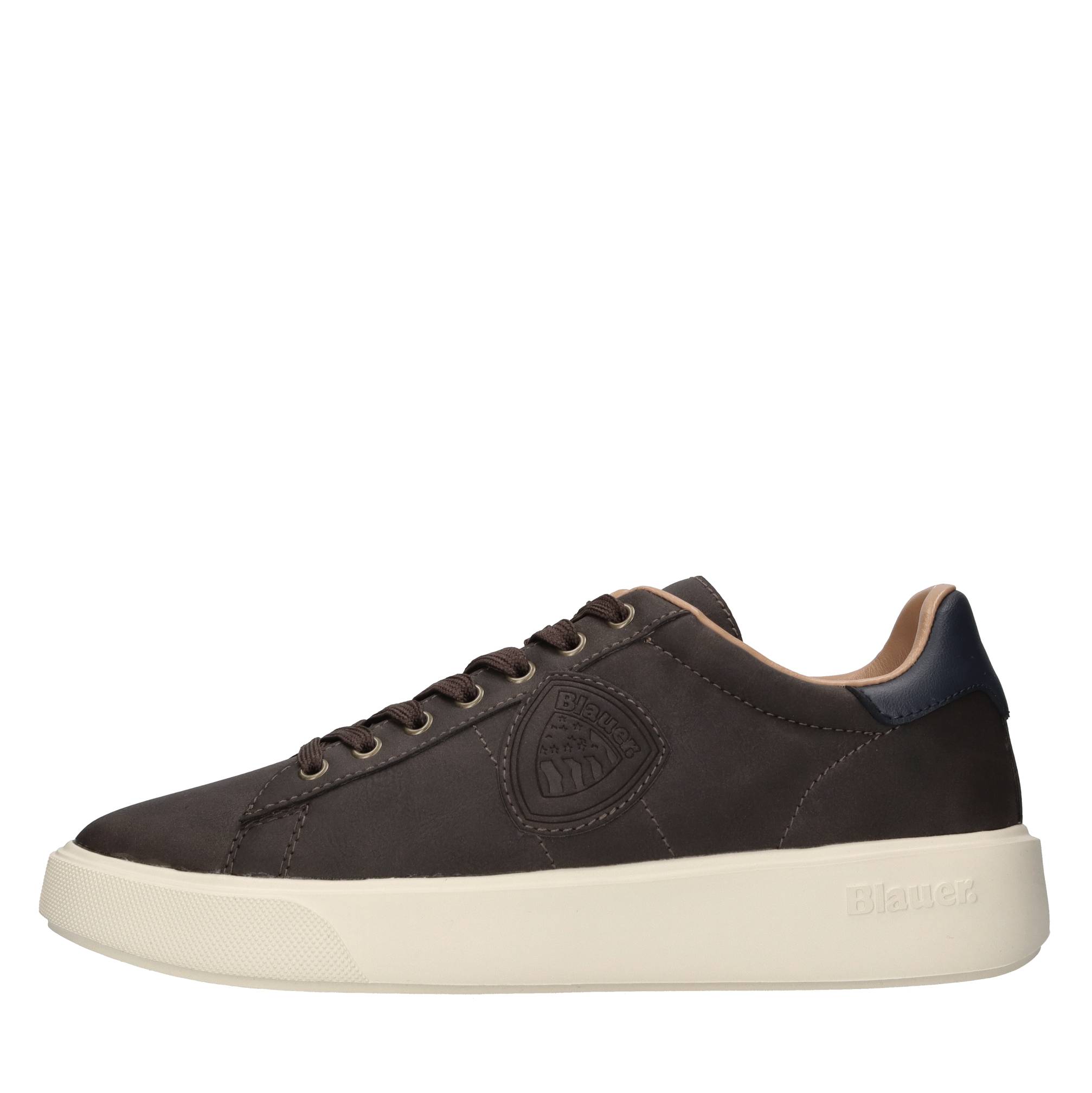 Blauer Sneakers Marrone