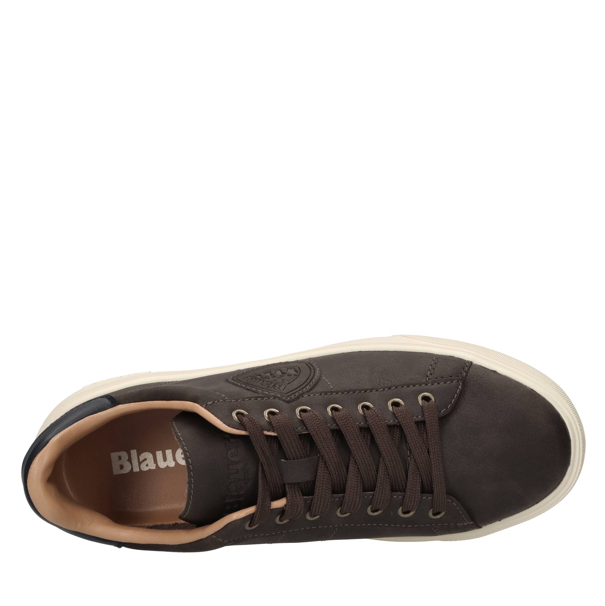 Blauer Sneakers Marrone