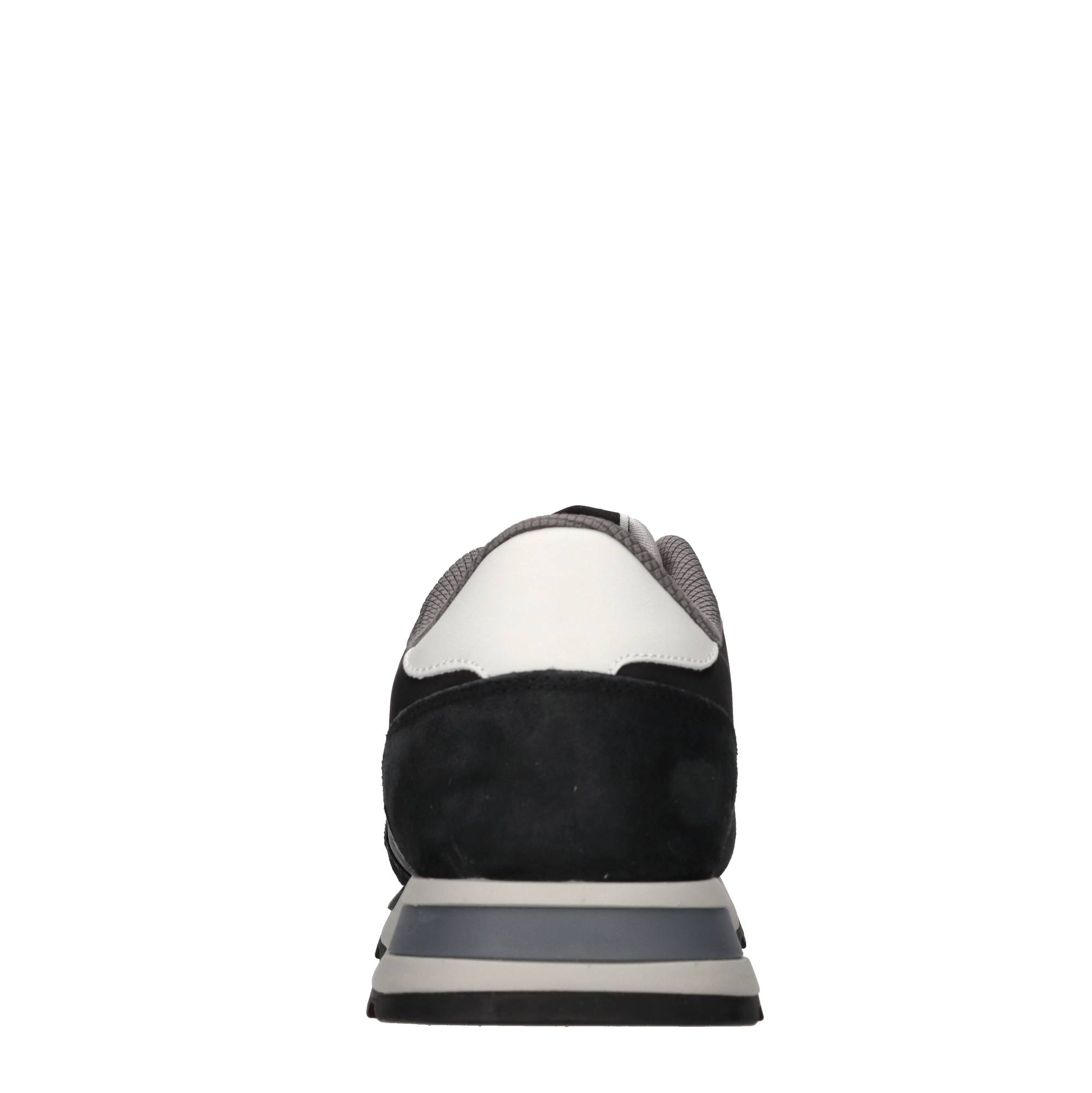 Blauer Schwarze Sneaker
