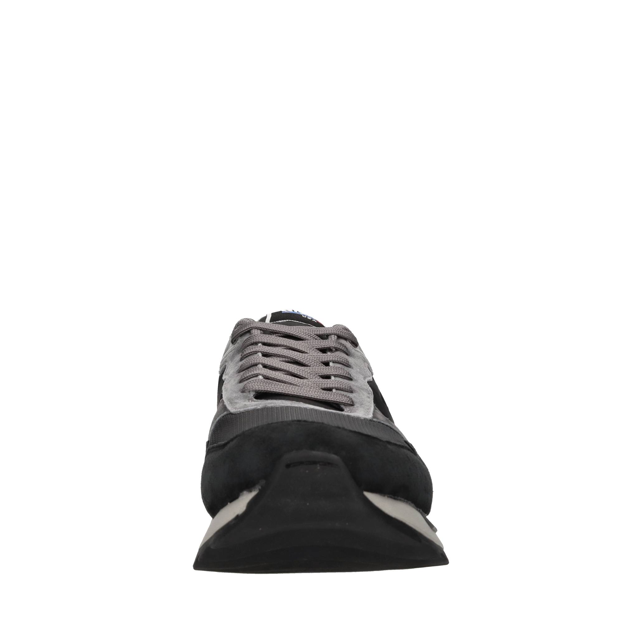 Blauer Schwarze Sneaker