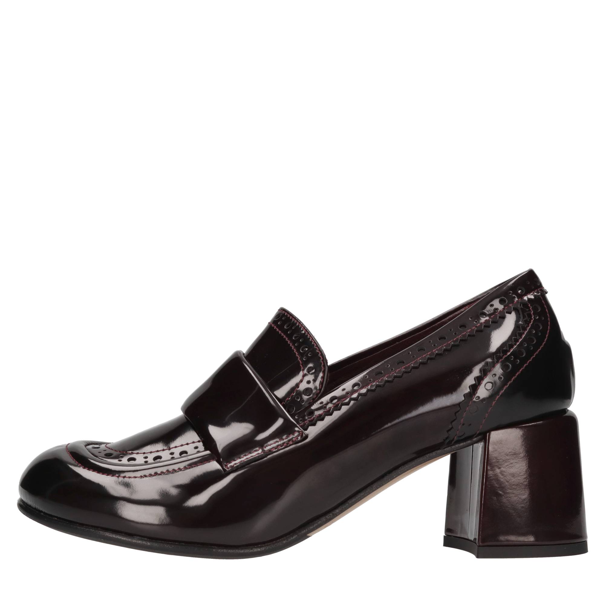 Lorena Paggi Lage schoenen Bordeaux